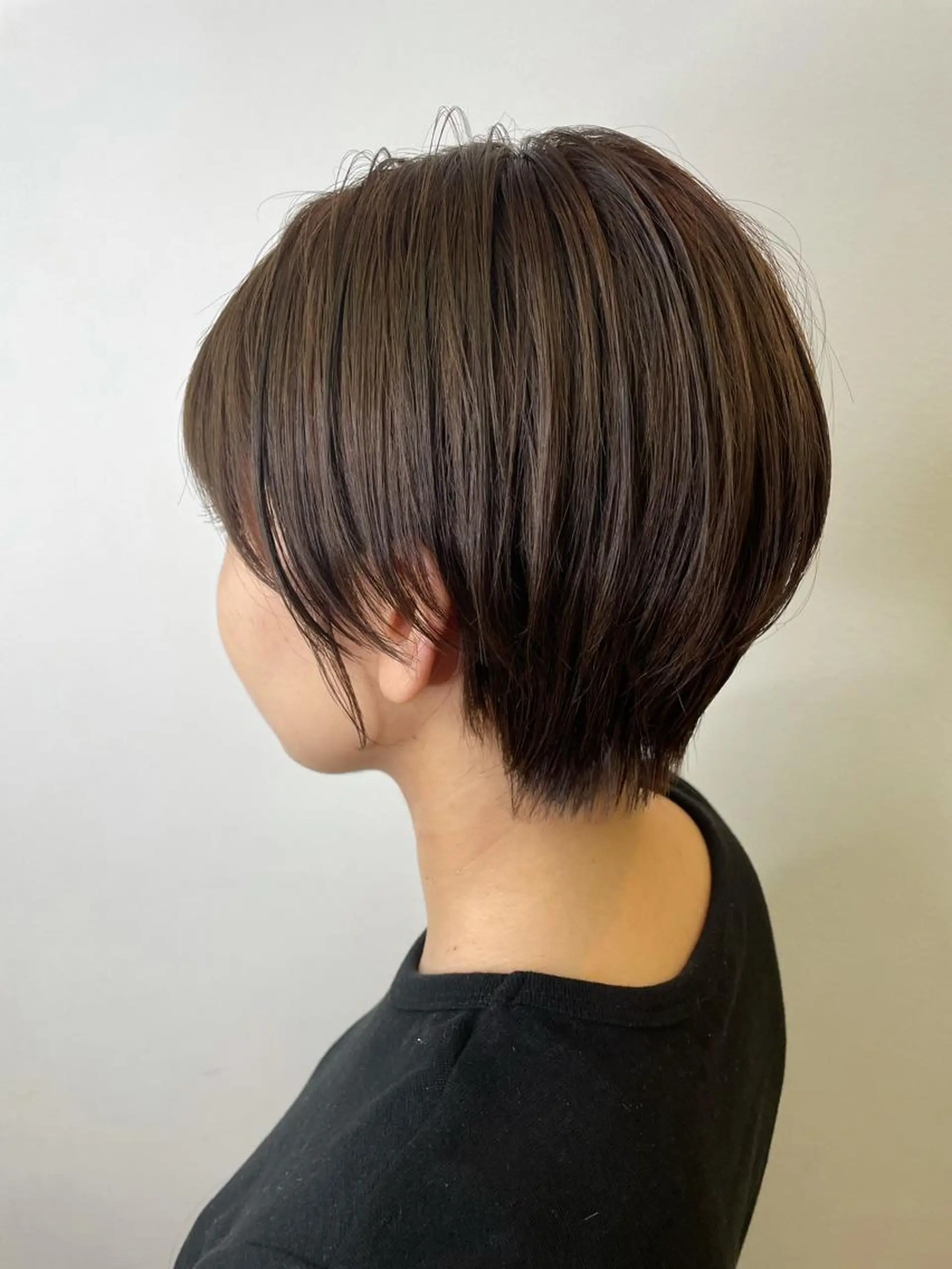 ショート カラー 丸みショート ショートヘア カット IORI #韓国ヘア#髪質改善のヘアスタイル