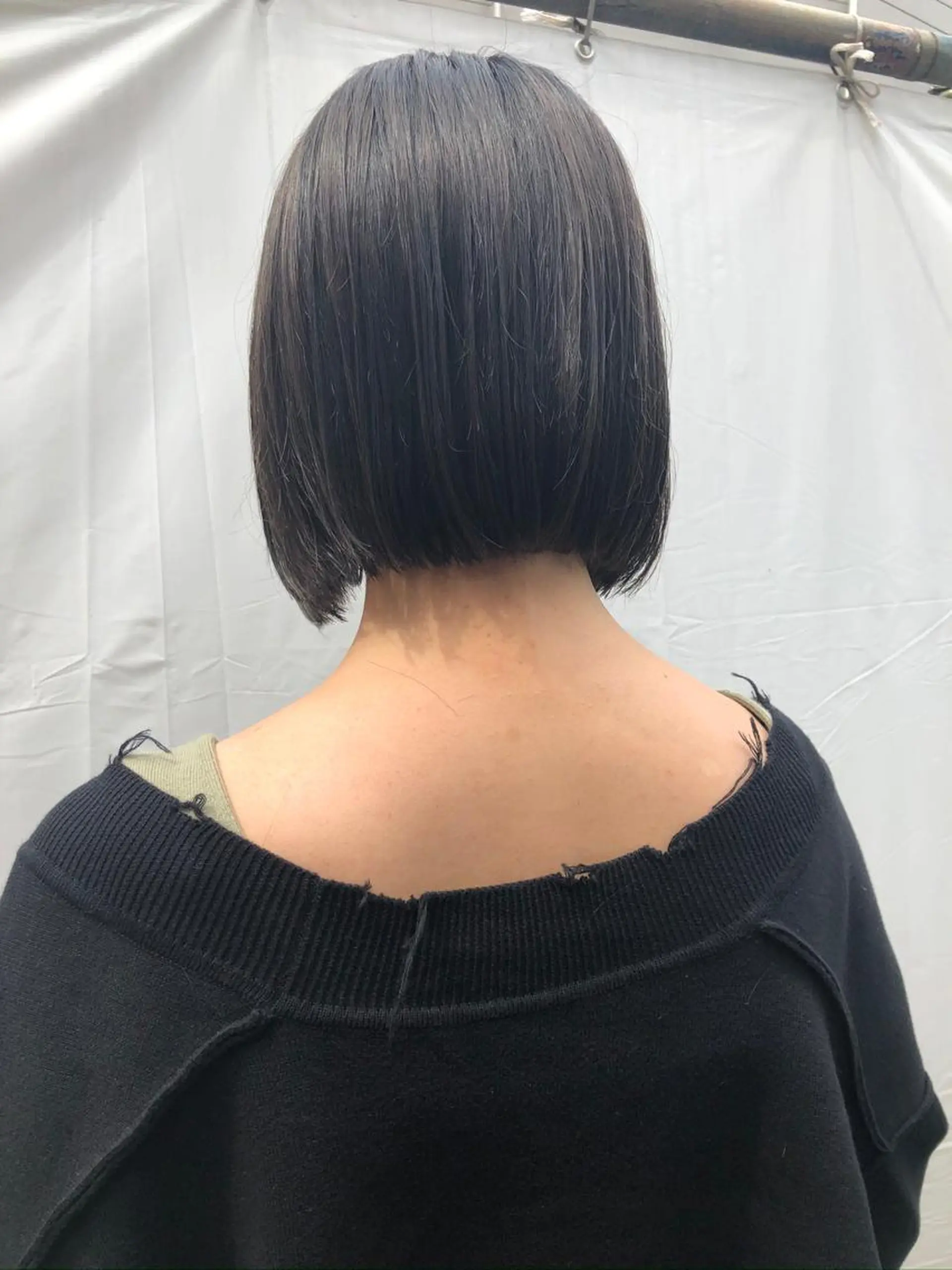 ショート 切りっぱなしボブ ボブ XYZ新宿所属・⭐️DAIKI⭐️ ハイトーン/髪質改善のヘアスタイル