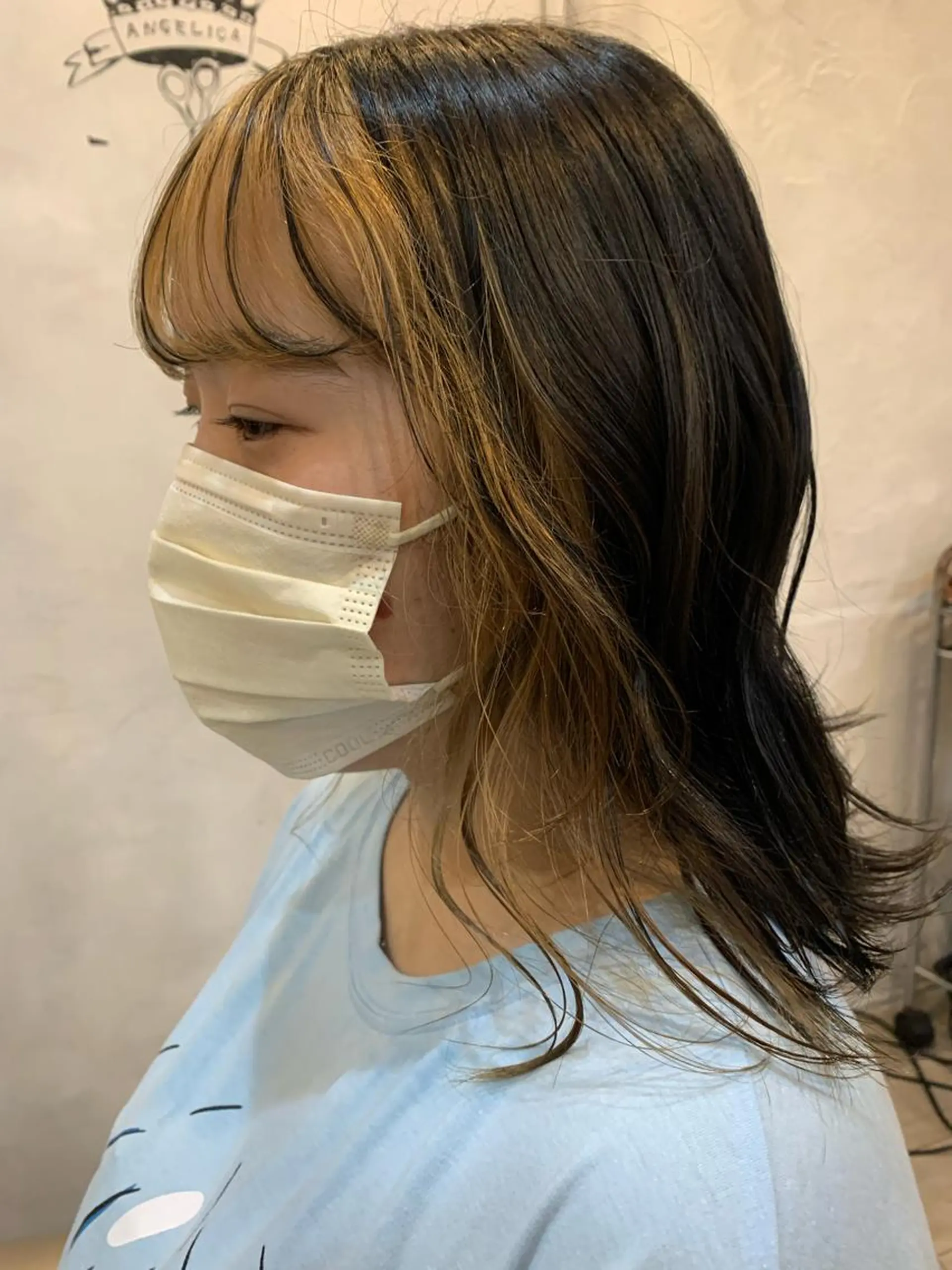 ミディアム number天王寺 スタイリストほたるのヘアスタイル