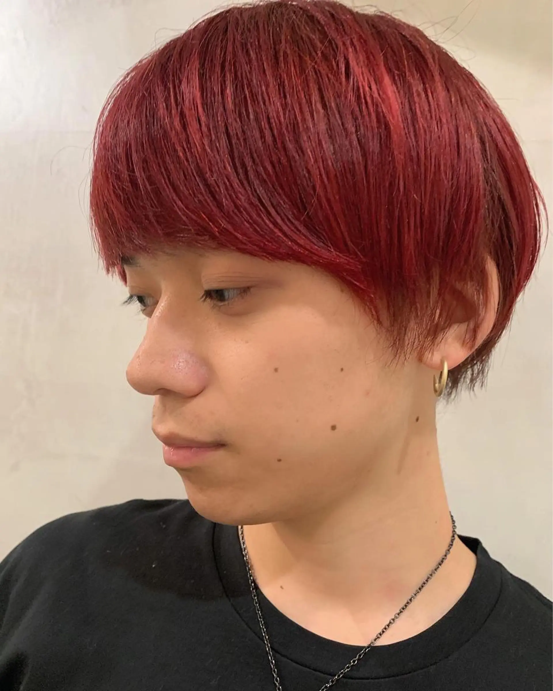 ショート カラー カット ヘアカラー トリートメント 優 作のヘアスタイル