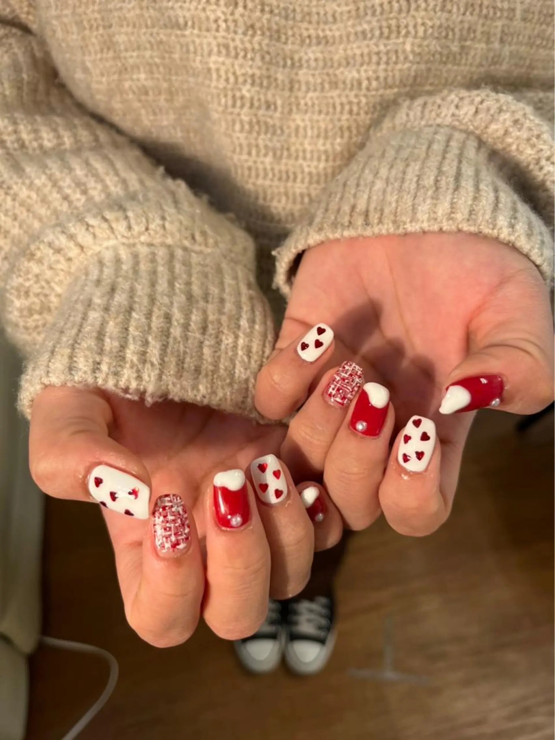 ネイル ハンドネイル LOVE NAIL 💕Sonoのネイルデザイン