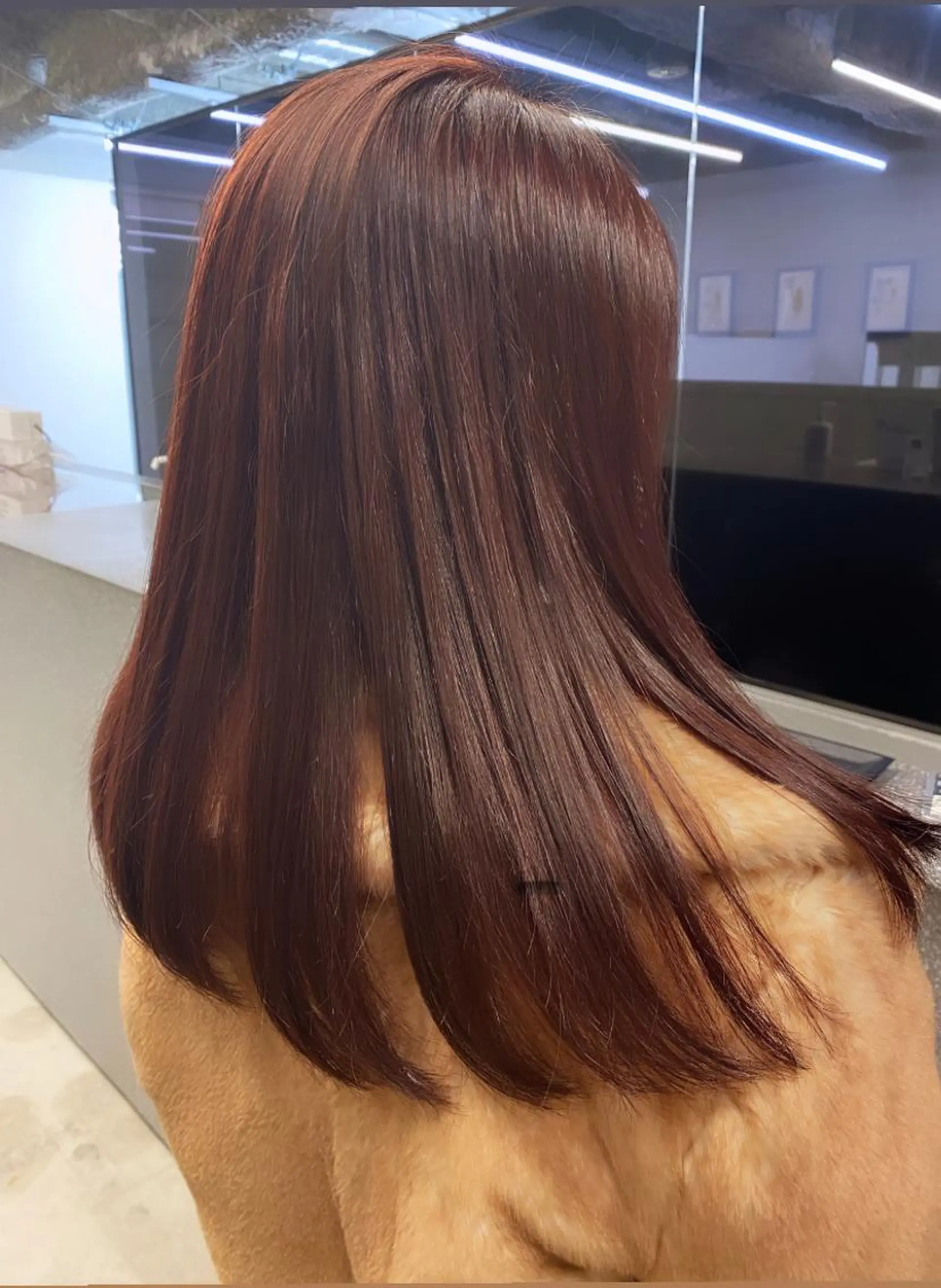 ロング カラー ブラウンカラー ピンクカラー ピンクブラウン RAYGLOW  by Headlight 東海店所属・海外ヘア スタイルRIOのヘアスタイル