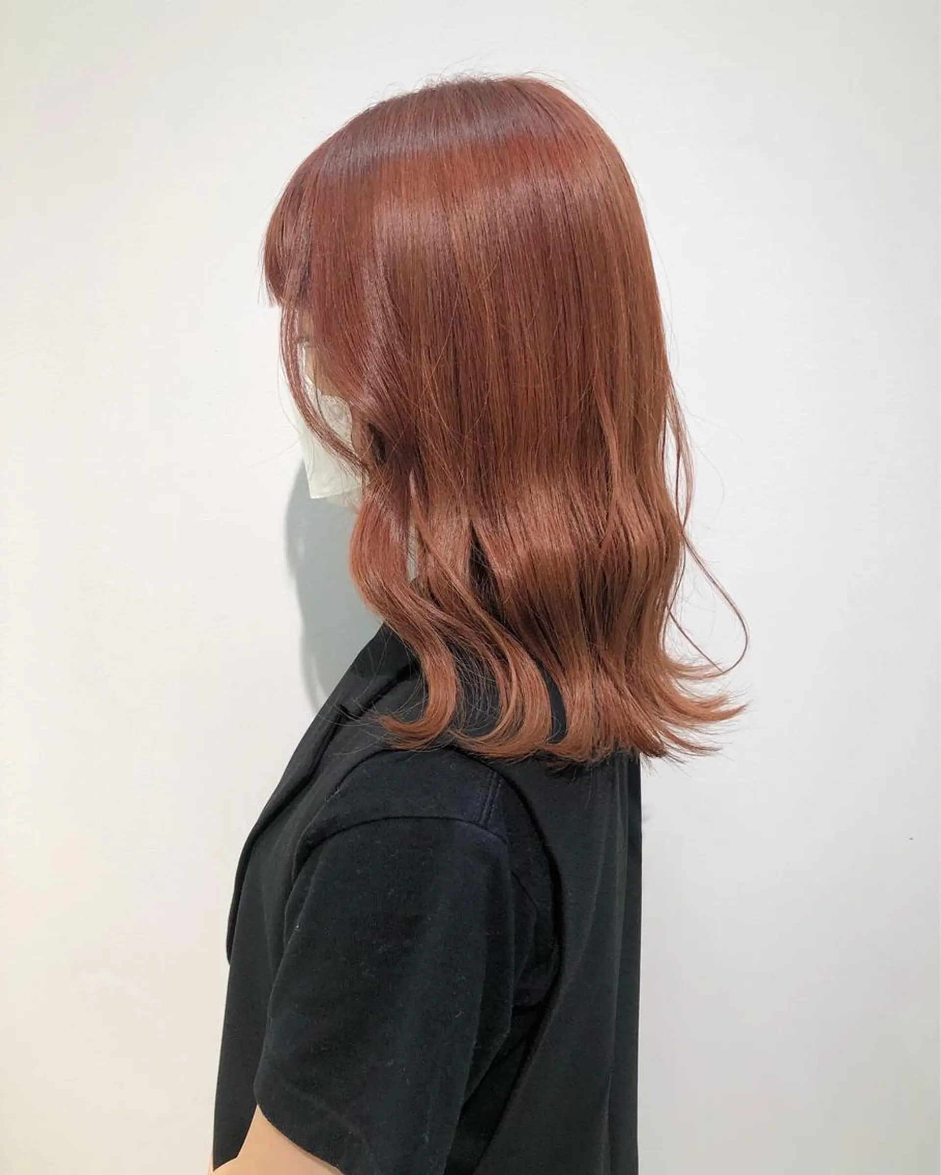 セミロング カラー ベージュカラー ブリーチ オレンジ オレンジベージュ カット ヘアカラー トリートメント レイヤー/お顔まわり 暖色カラー🍑Amiのその他イメージ