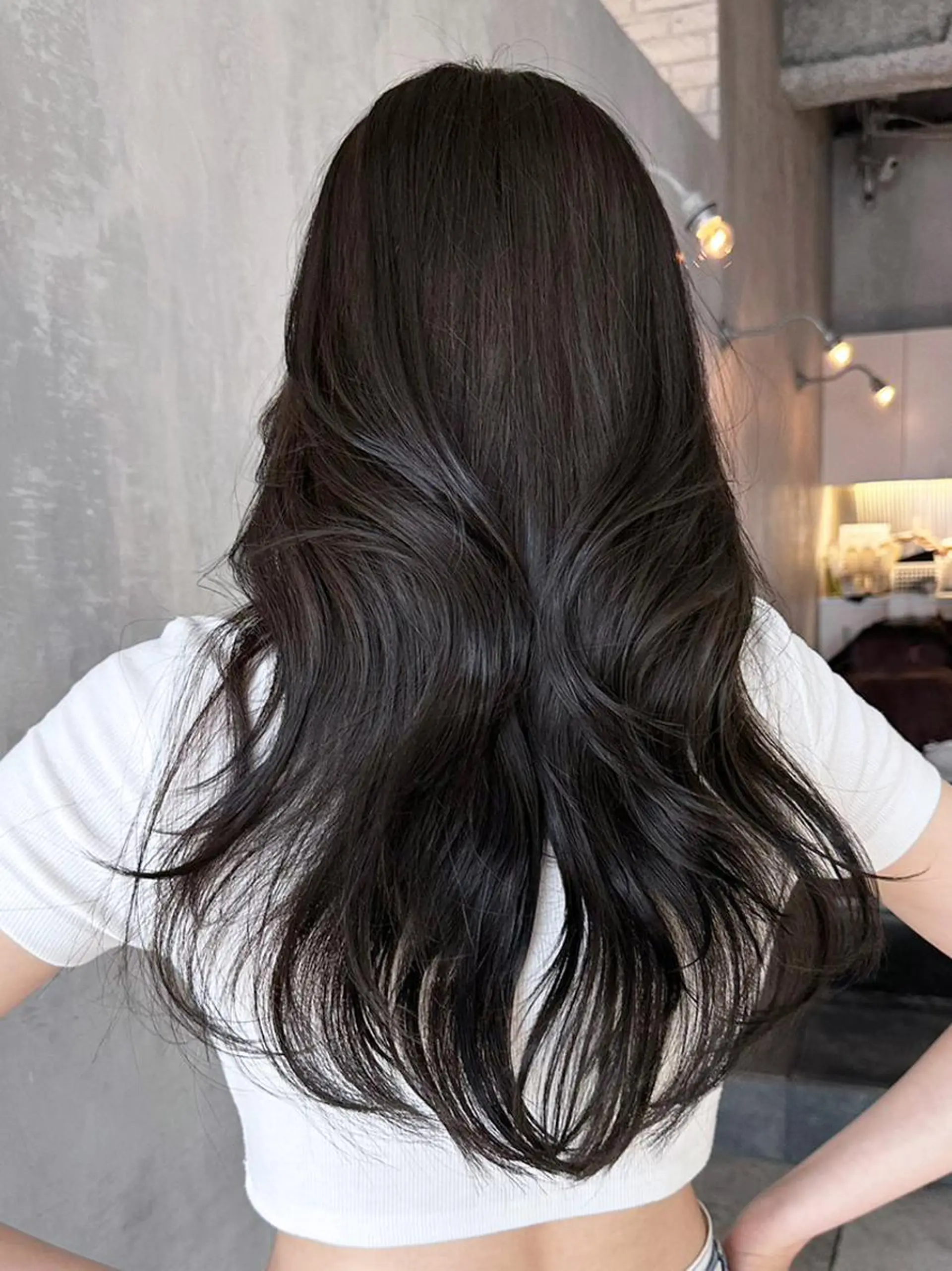 カラー ロング レイヤーカット カット ヘアカラー トリートメント ITbyALBUM 中野店のヘアスタイル