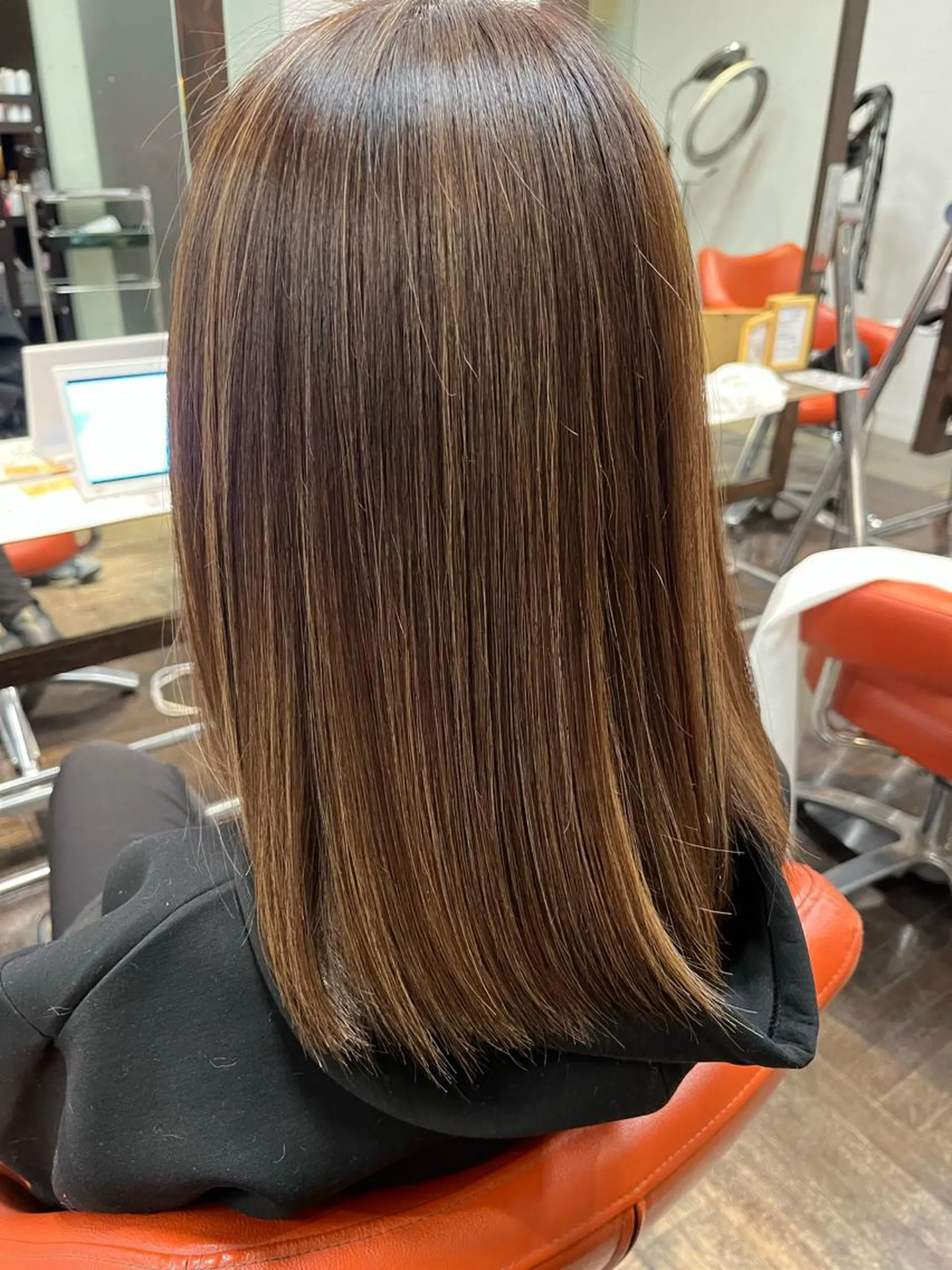 ミディアム ヘアカラー AVANCE西田辺店所属・合志宗真/阿倍野/ 店長/髪質改善のヘアスタイル