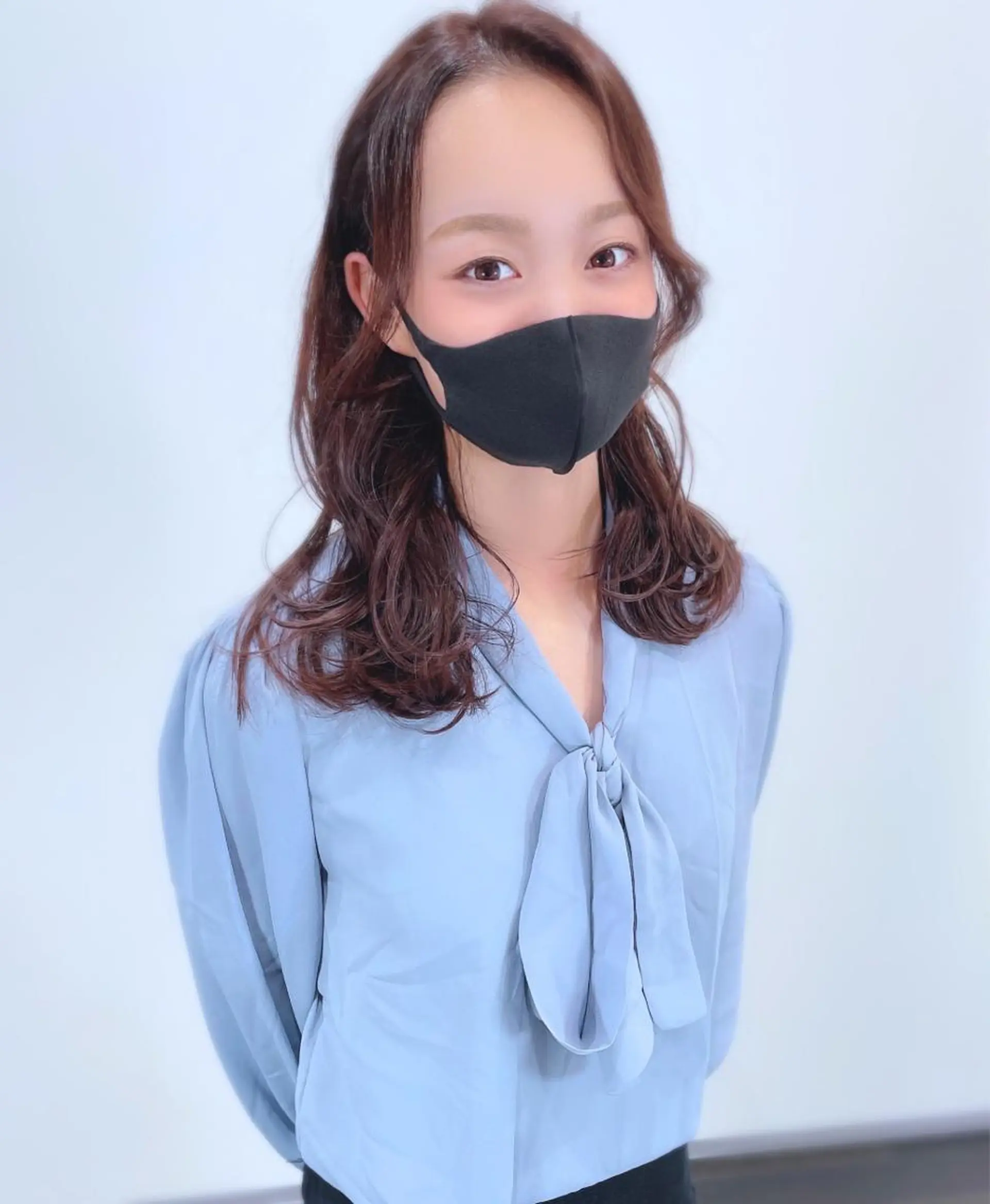 セミロング 髪質改善 縮毛矯正 トリートメント ヘアカラー 柿本拓【全席完全個室 ログネオン】のヘアスタイル