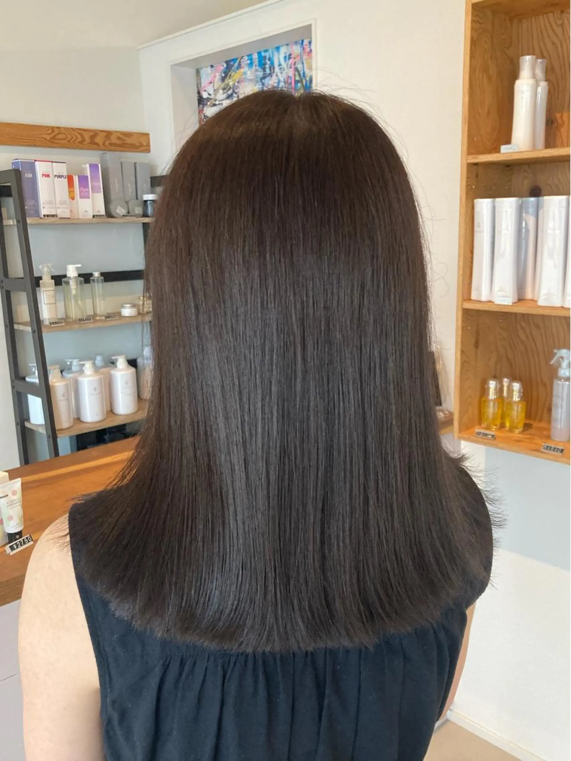 セミロング カラー ブリーチ ブラウンカラー 透明感カラー グレージュ ブリーチなしカラー ヘアカラー 海琉/ハイトーン/ 透明感カラー💛のヘアスタイル