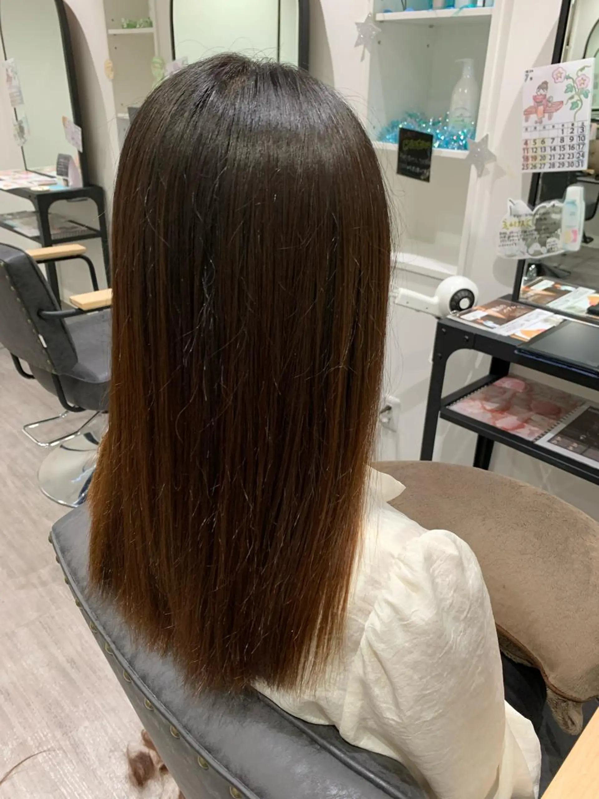 セミロング 【酸性ストレート】 宮下和明のヘアスタイル