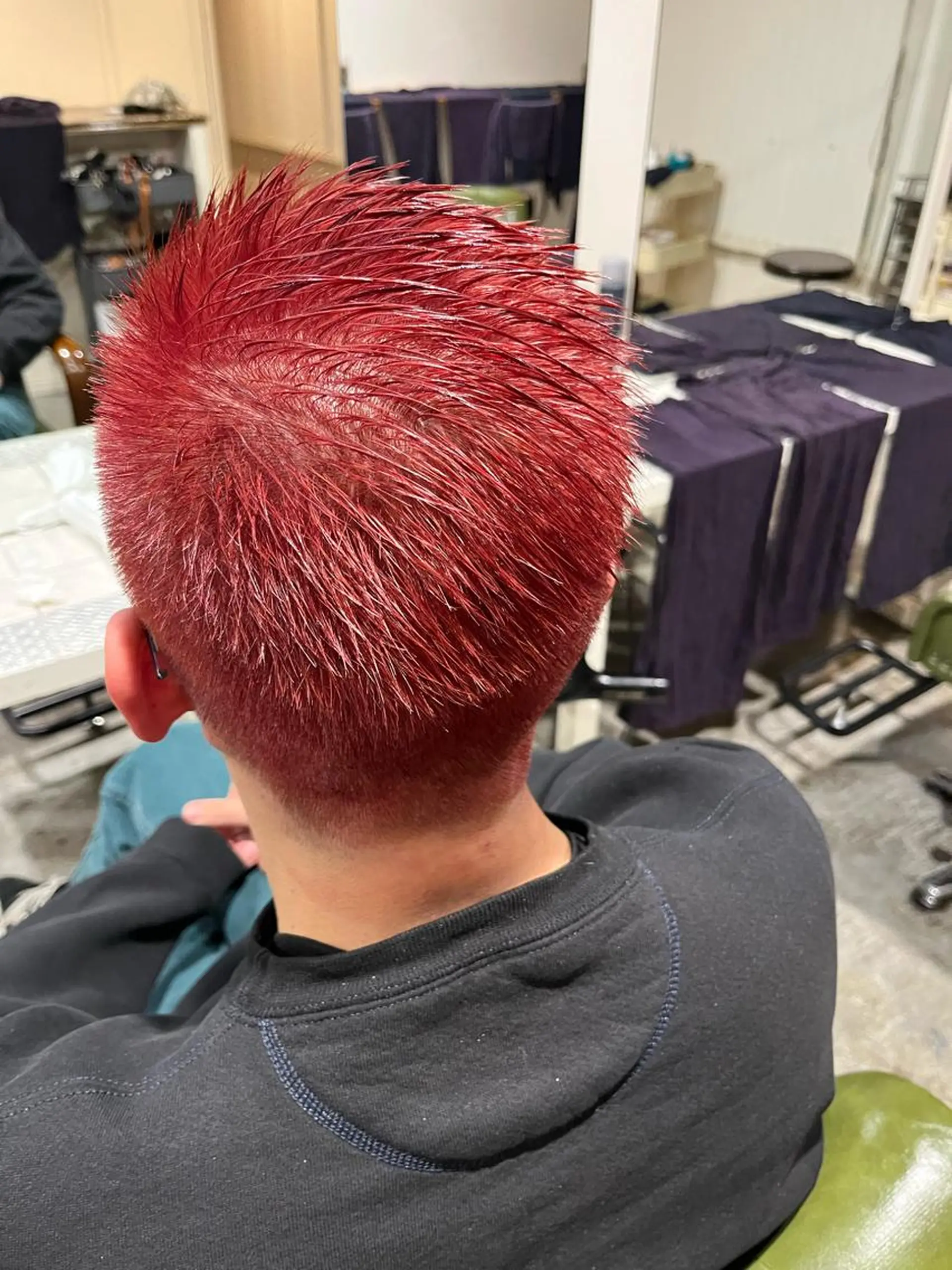 カラー メンズ ヘアカラー 高島 凜のヘアスタイル