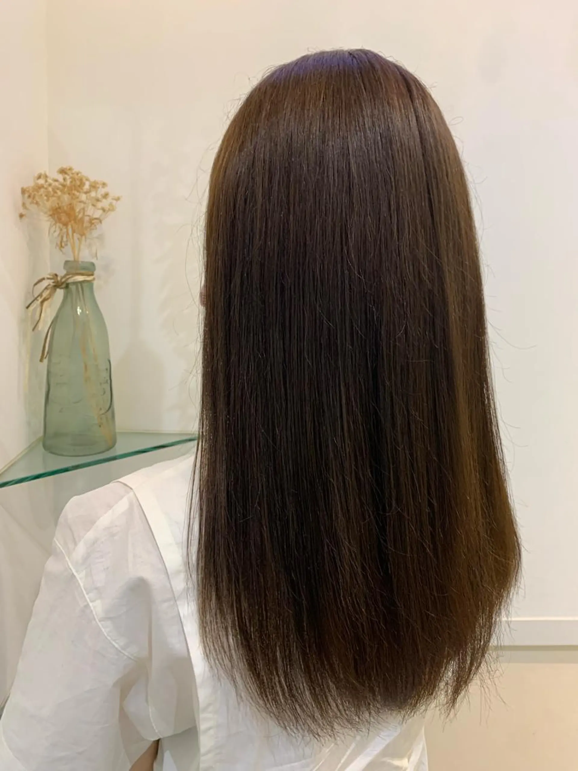 カラー ブリーチしない暖色 カラー🥀杉 優菜のヘアスタイル