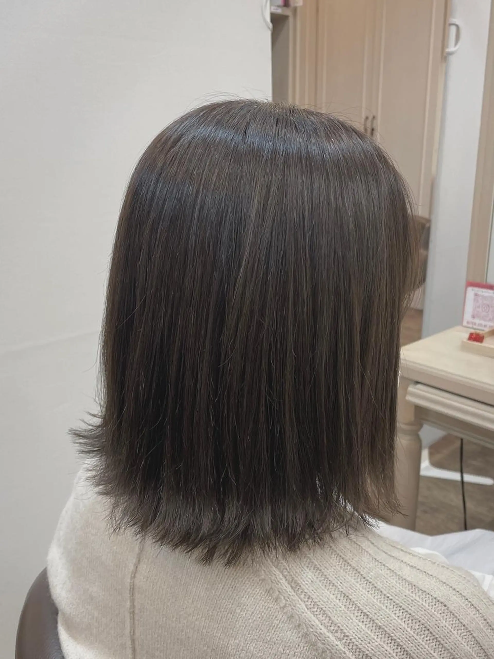 ミディアム カラー グレージュ カット ヘアカラー メンズパーマ🌀/ 中村郁未のヘアスタイル