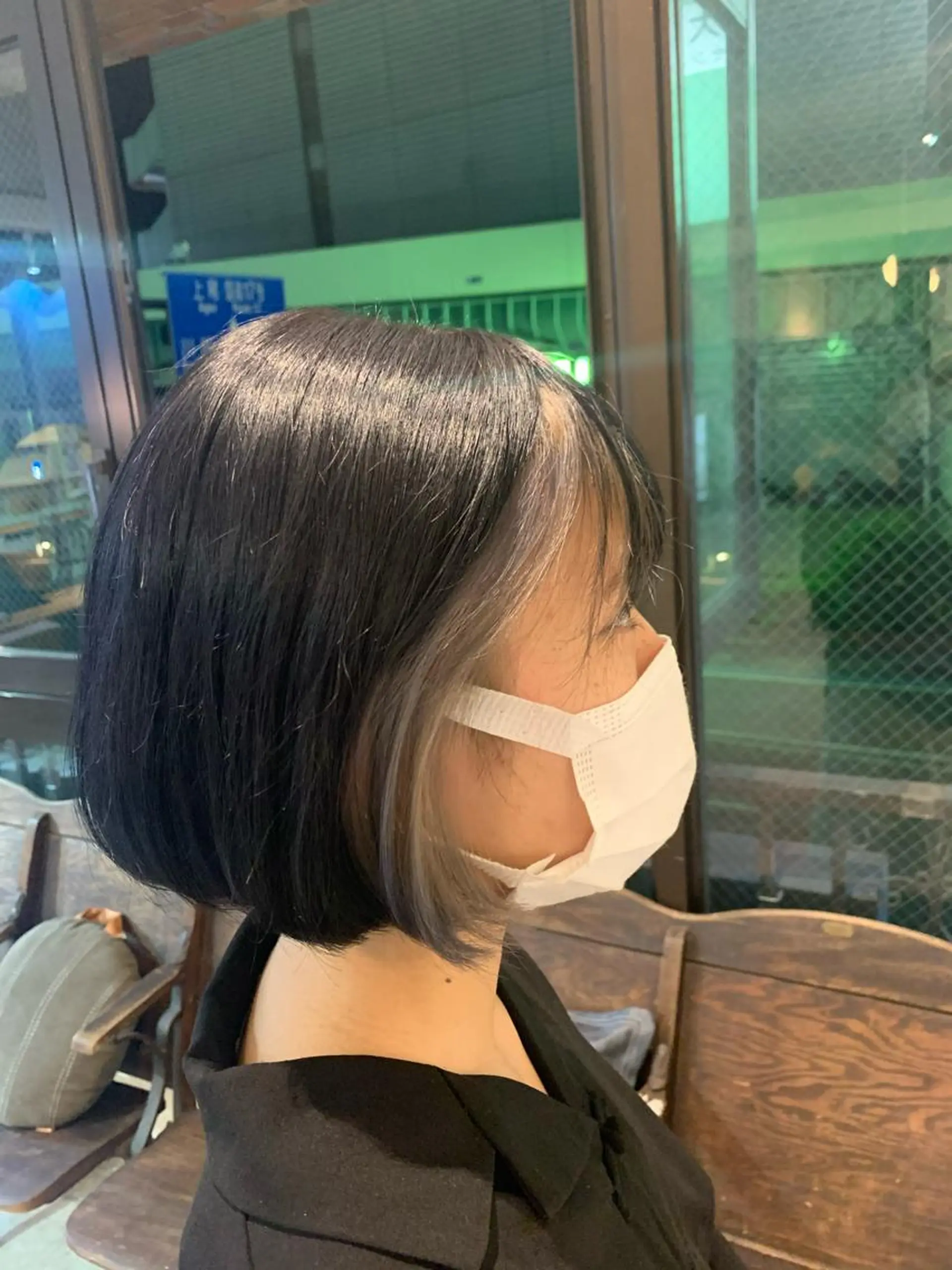 ショート カラー インナーカラー ヘアカラー トリートメント ヘアセット 金子 廉のヘアスタイル