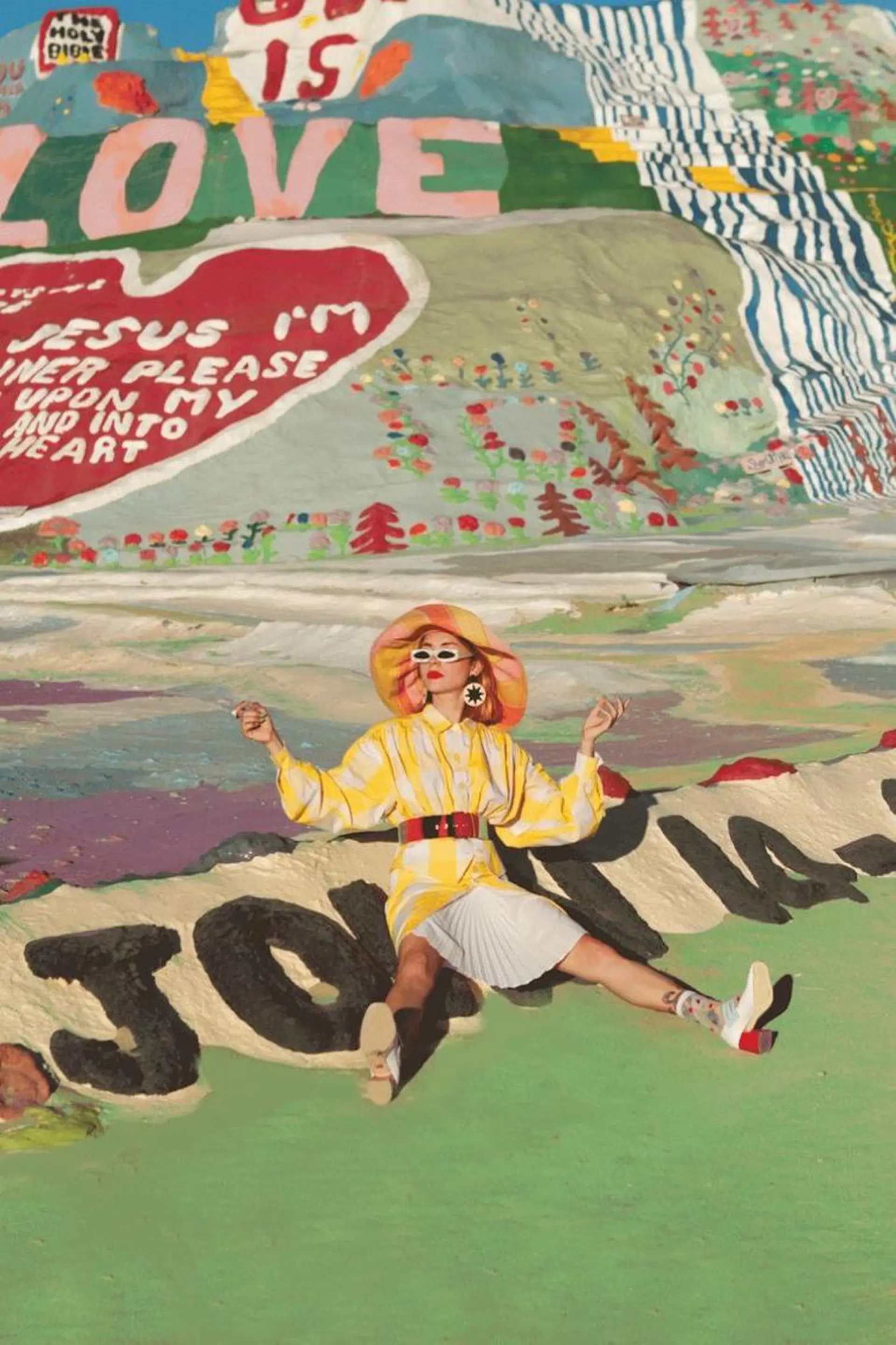 セミロング カラー ヘアアレンジ なつき/艶ピンク/ girly hairのヘアスタイル