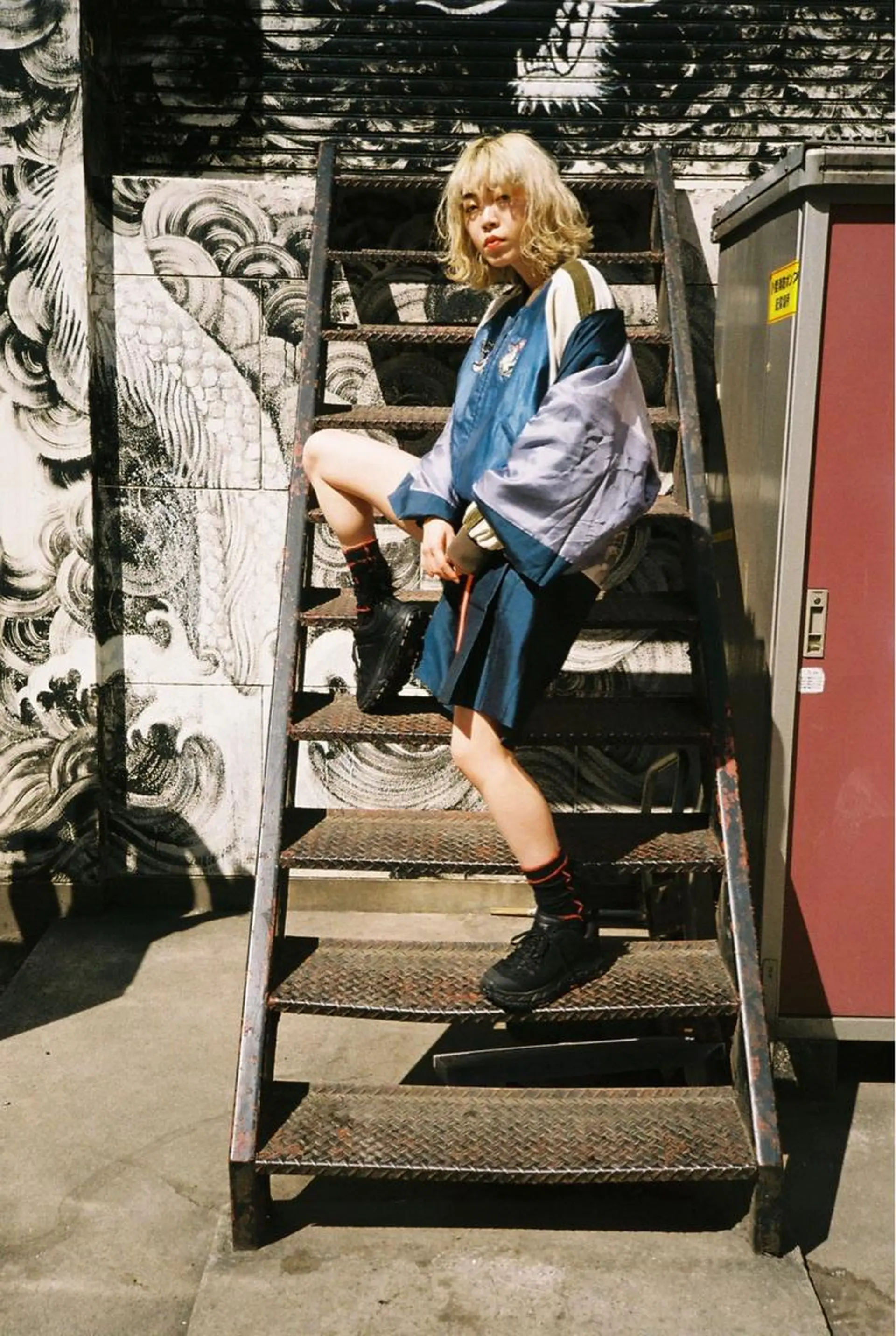 ミディアム カラー 丸山 晶平のヘアスタイル