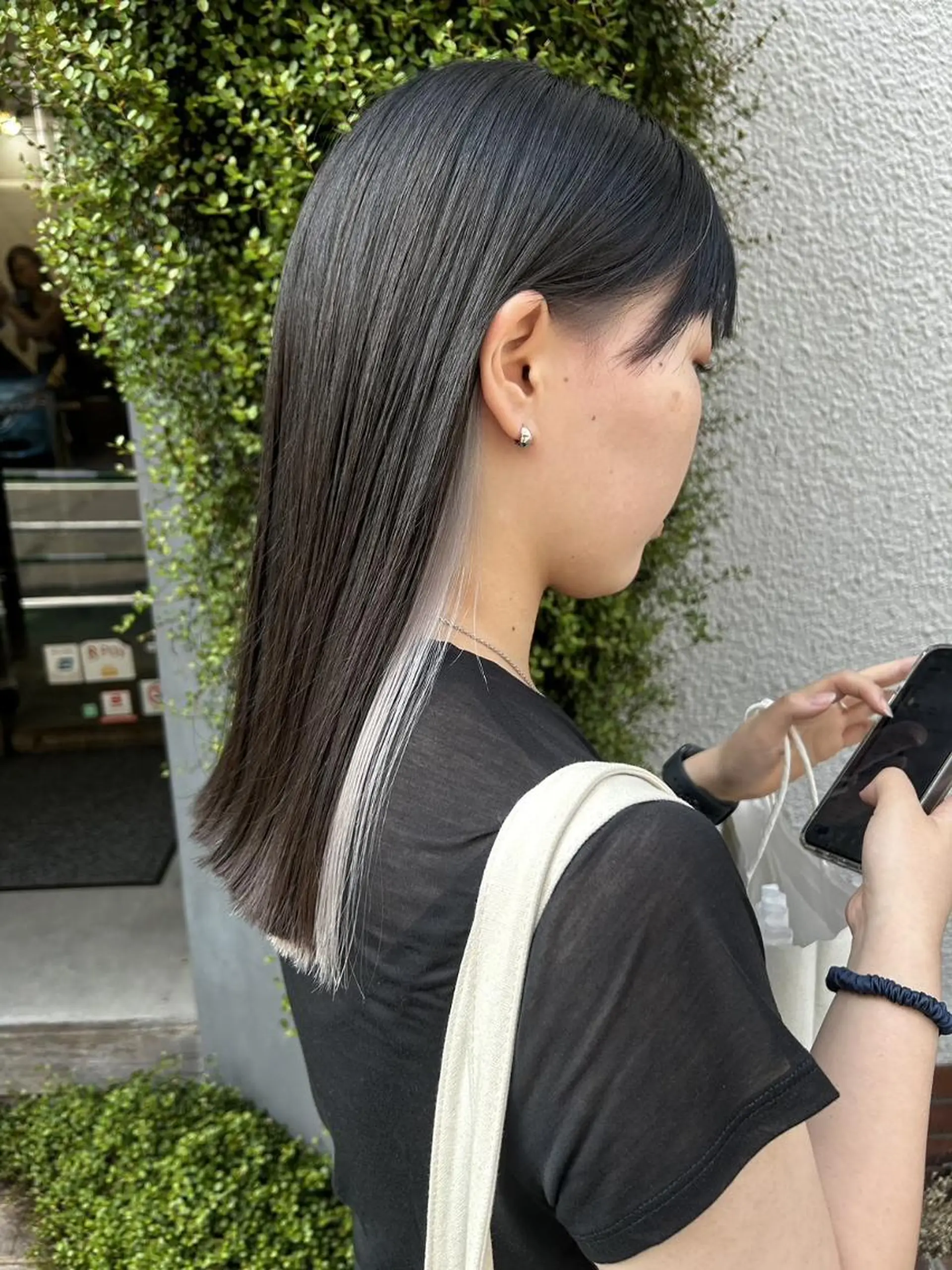 カラー ロング カット ヘアカラー トリートメント 🌼U24 ヘアデザインラボのヘアスタイル
