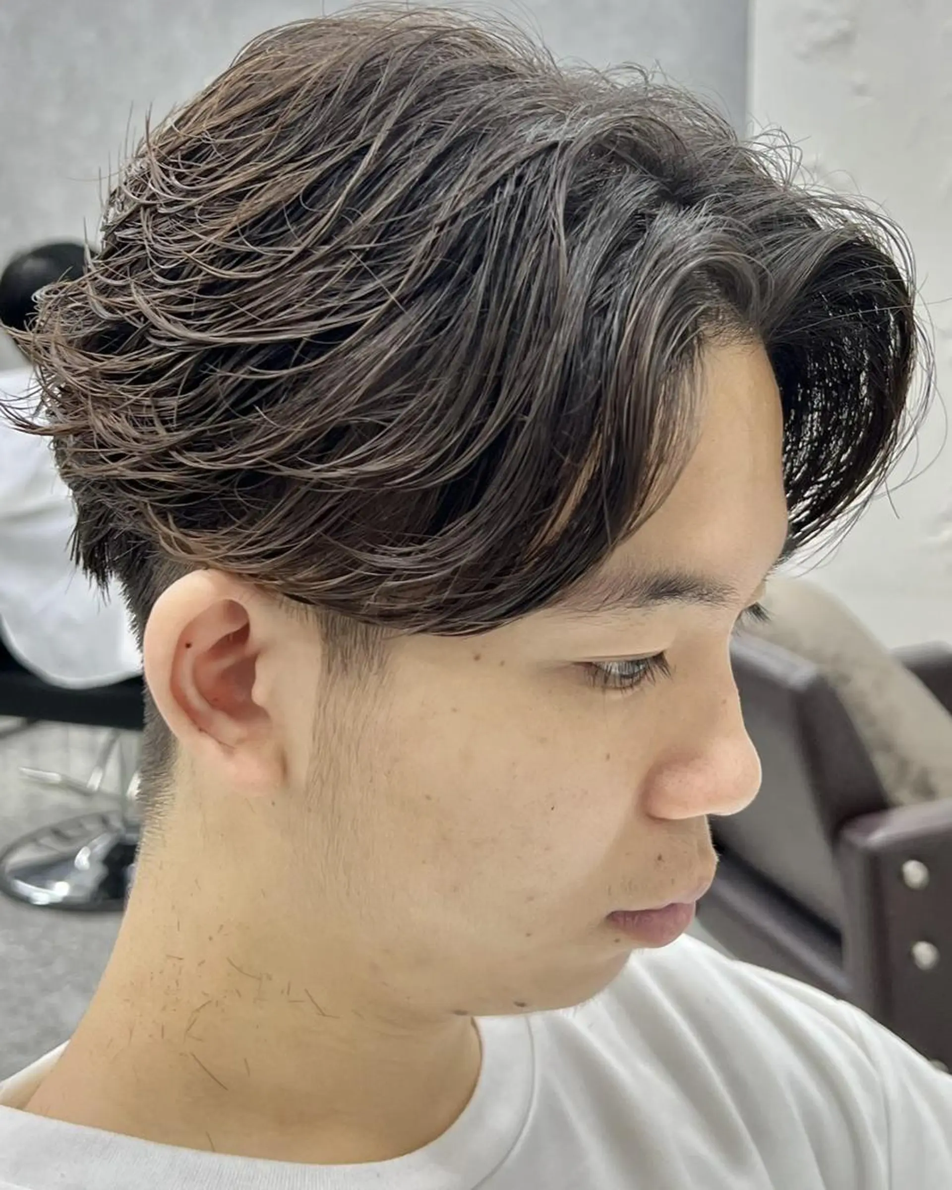 パーマ メンズ カット パーマ GLOP HOMME 店長　アオトのヘアスタイル