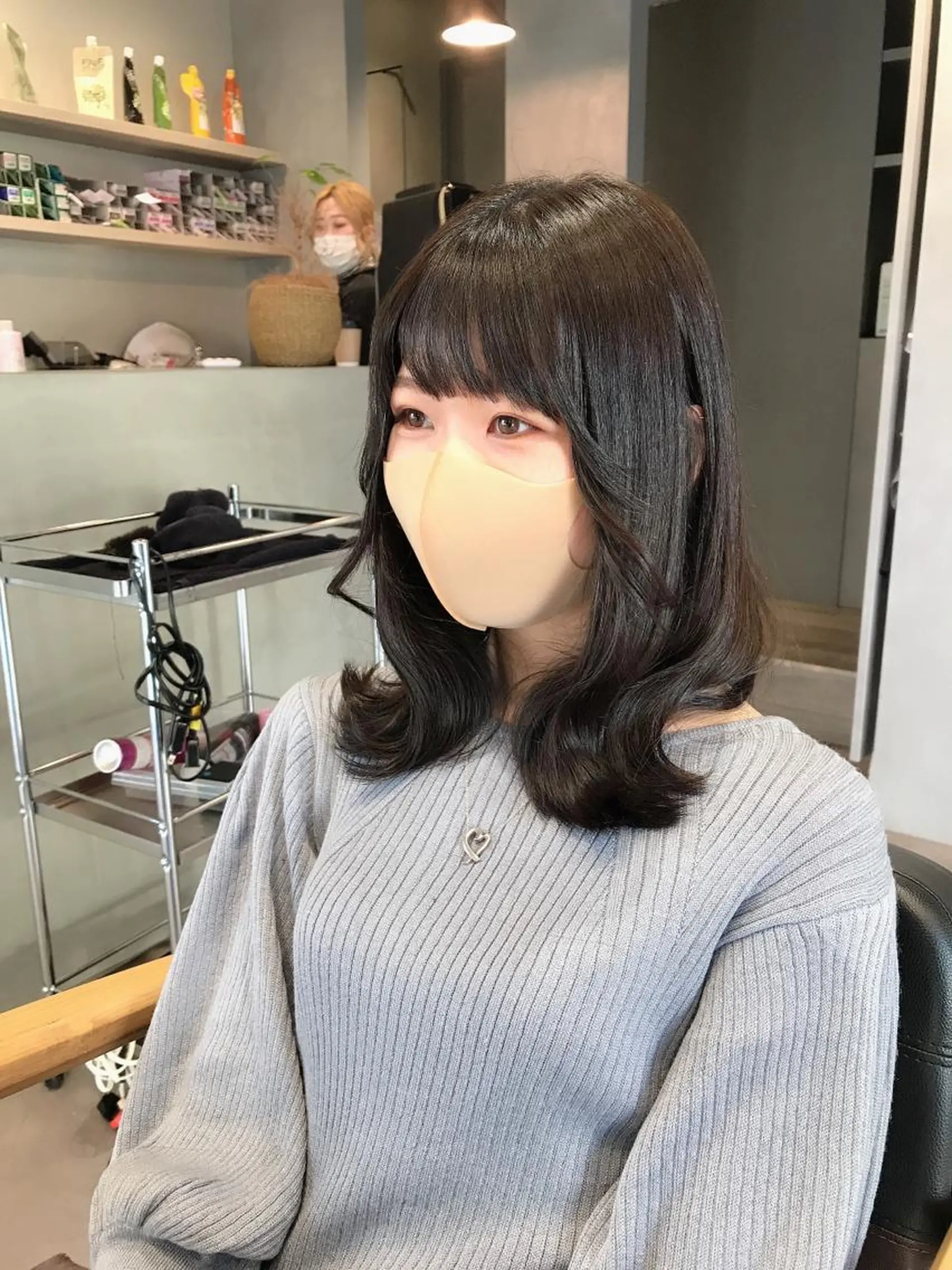 ミディアム カット ヘアカラー トリートメント ヘッドスパ 佐藤優太朗 似合わせ/髪質改善のヘアスタイル