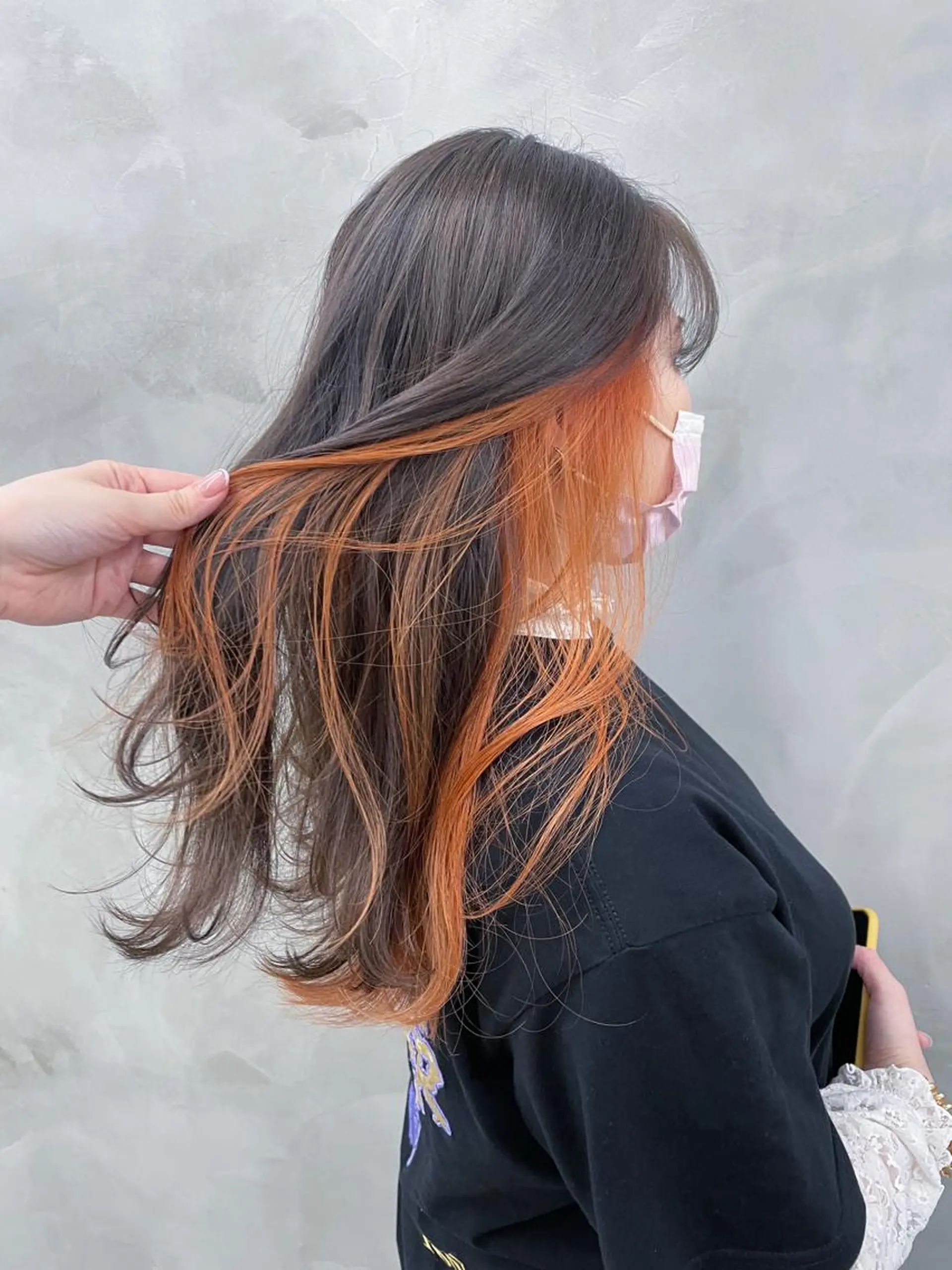 ロング カラー yurika☁️ 似合わせ｜レイヤーのヘアスタイル