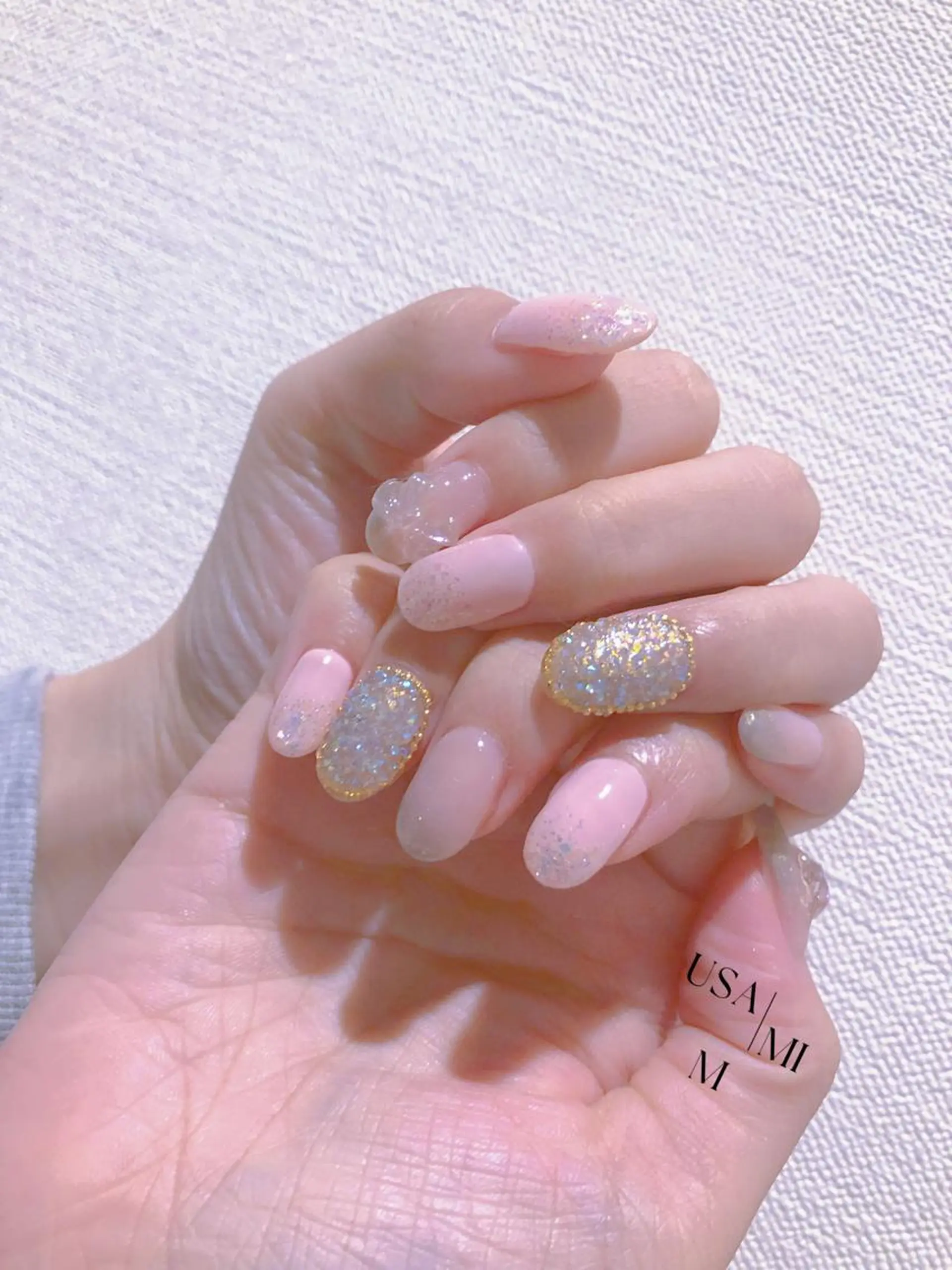ネイル 💕🐰うさみみ🐰 💕猫と触れ合い✨のネイルデザイン