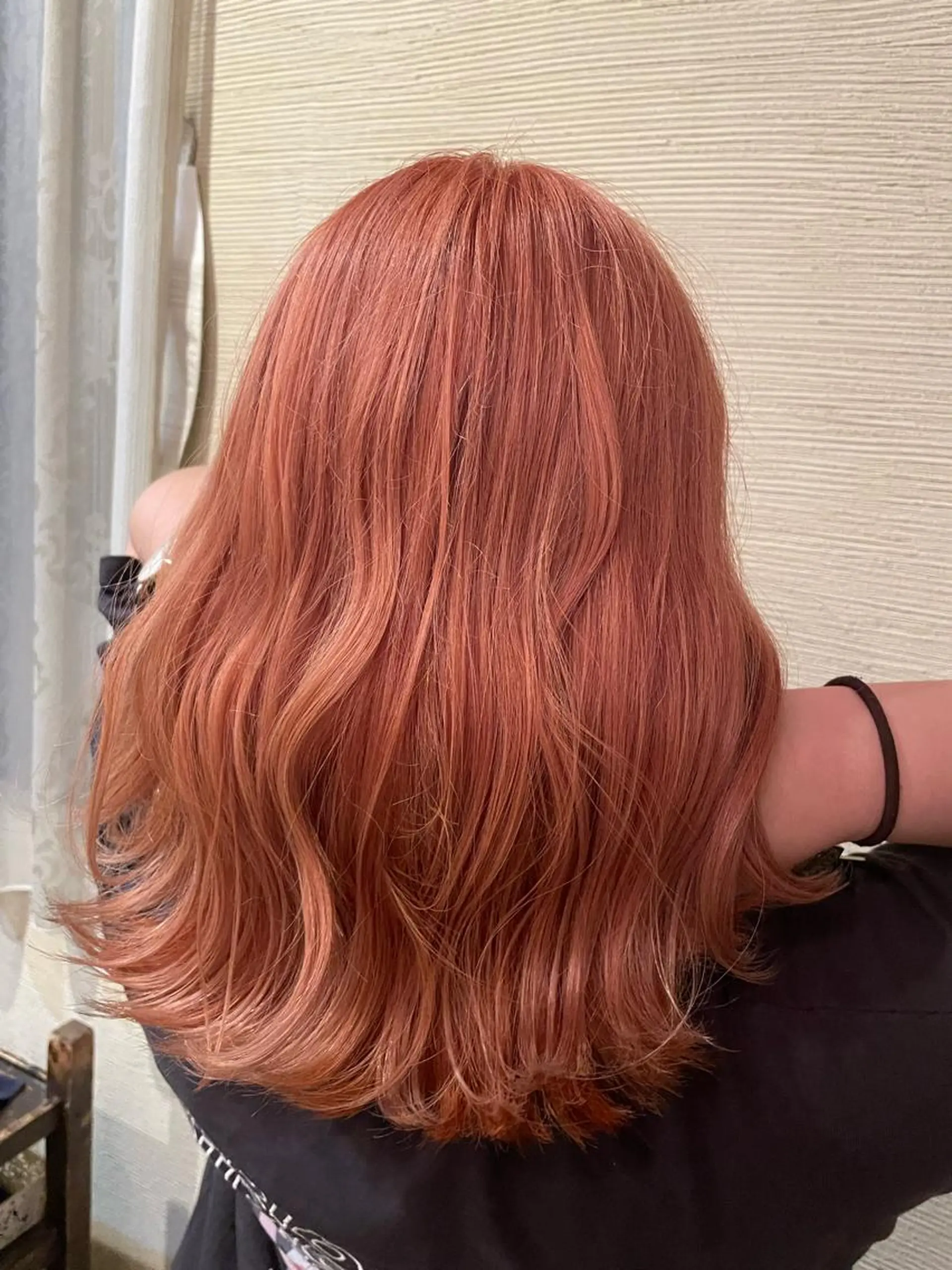 セミロング カラー ピンクカラー ヘアカラー トリートメント 木村 一葵のヘアスタイル