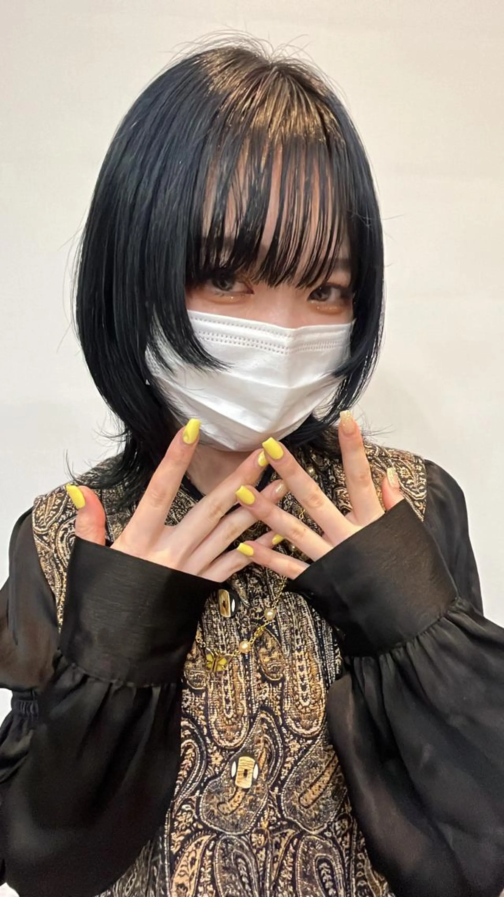 セミロング カラー ヘアアレンジ 縮毛矯正 トリートメント ボブハイトーン🦖 デザインMAMIのヘアスタイル