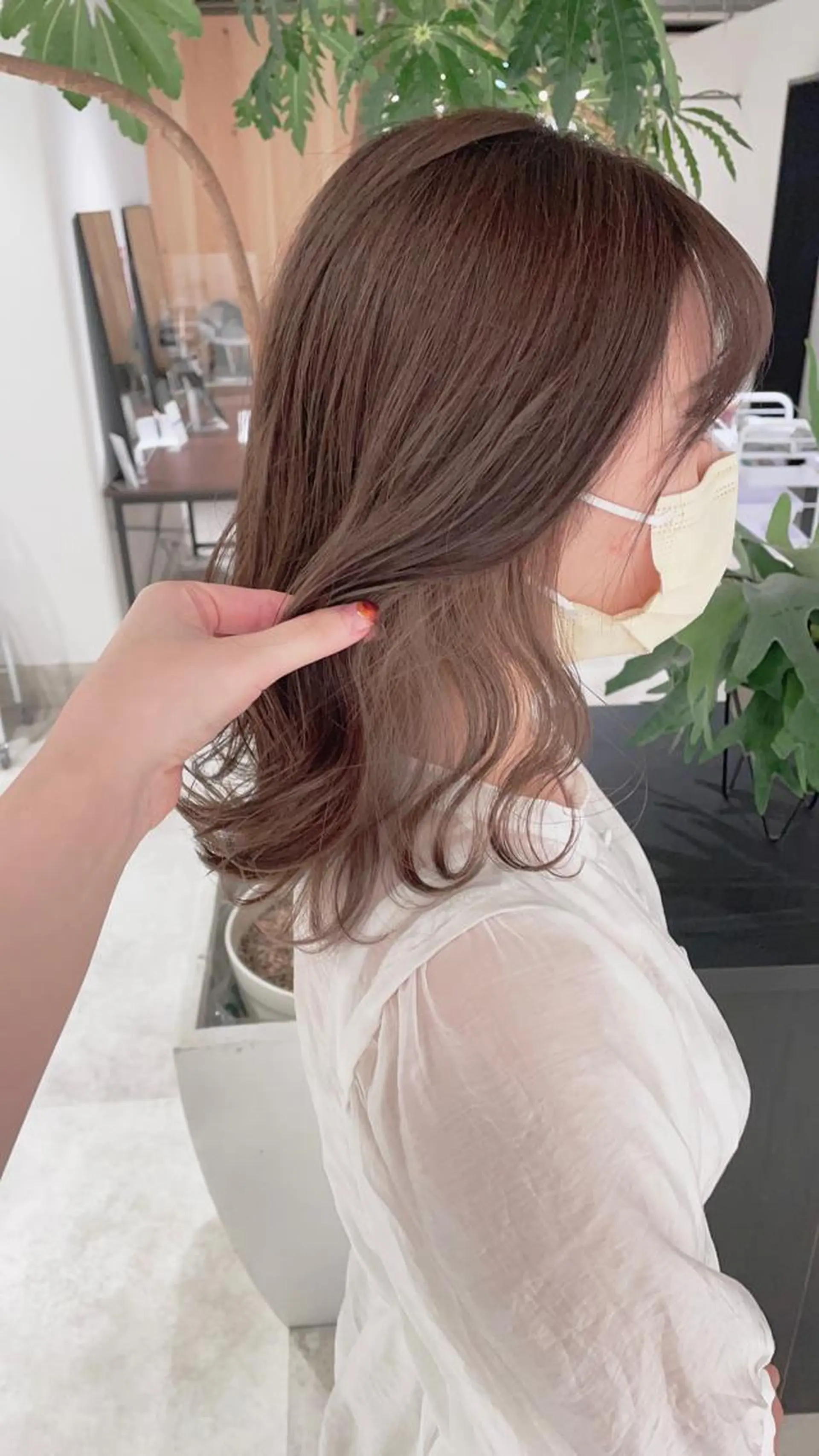 カラー ベージュカラー ブラウンカラー ブラウンベージュ ヘアカラー トリートメント 渋谷:インナーカラー ／🍒エリカ🍒のヘアスタイル