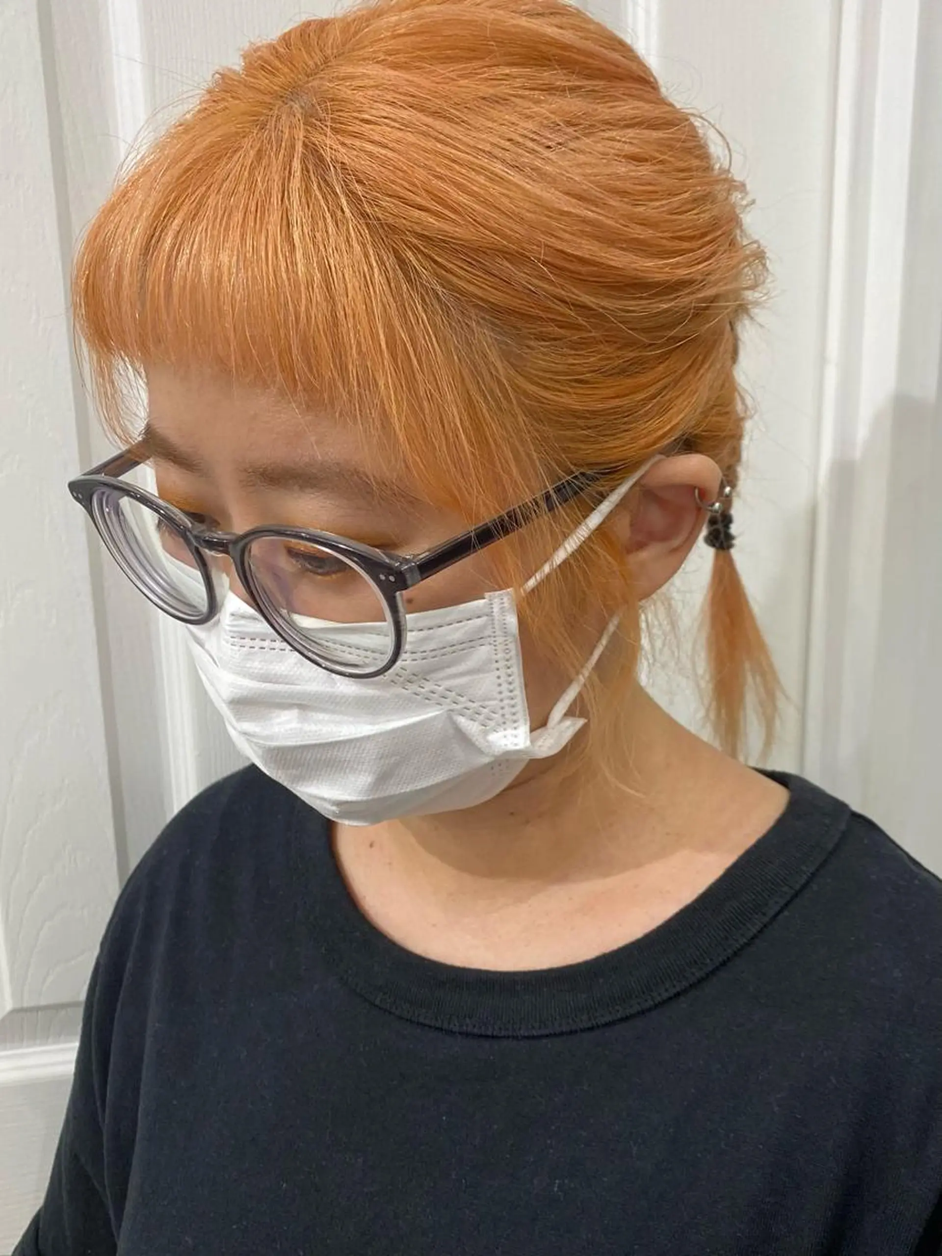 ミディアム カラー ヘアアレンジ ヘアカラー トリートメント ヘアセット kai .のヘアスタイル