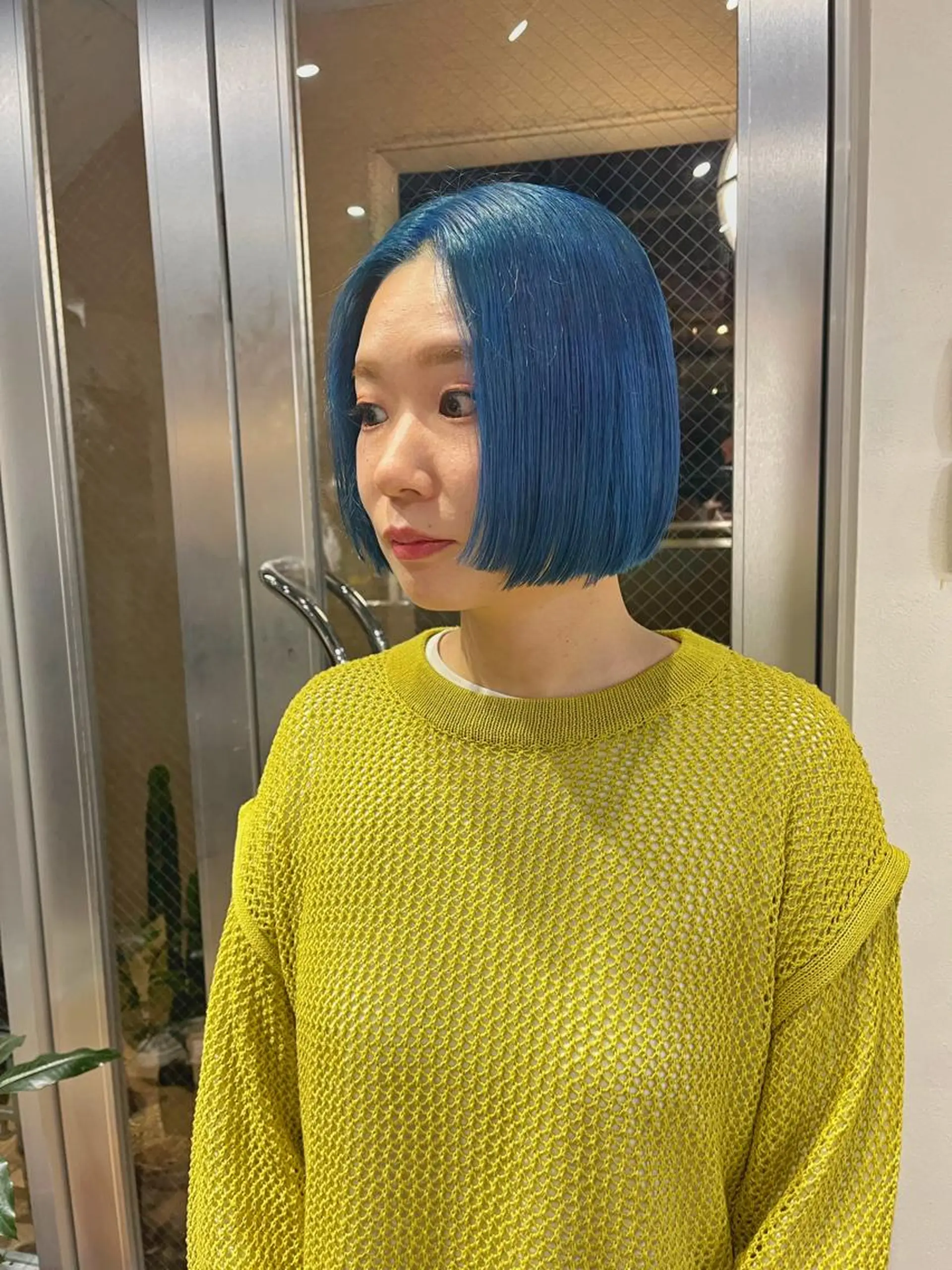 ショート ボブ カット ヘアカラー ハイトーンNo.1✨ パーマ✨イマイタツヤのヘアスタイル