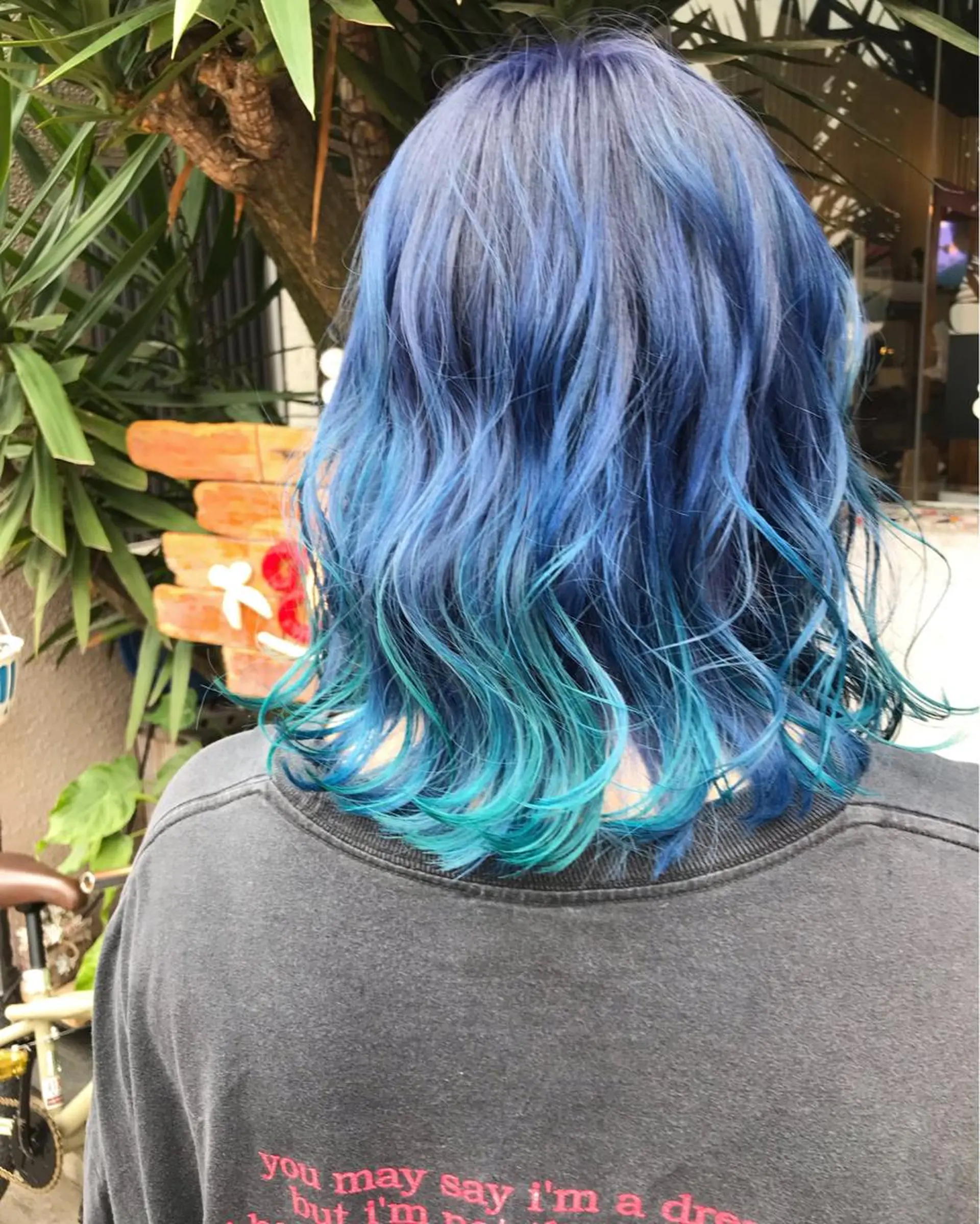 セミロング カラー ヘアカラー 玉木 育実のヘアスタイル