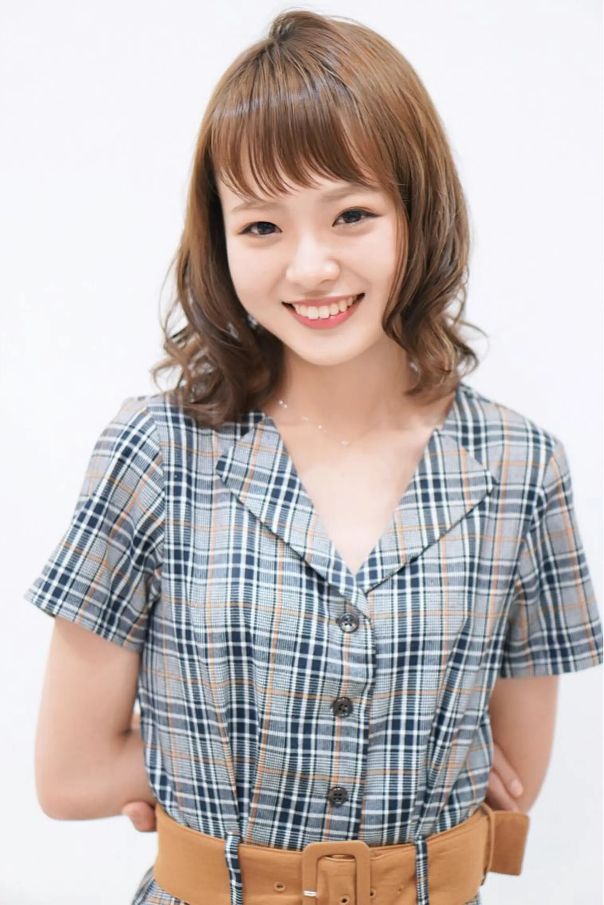 ミディアム カラー パーマ ミディアムパーマ ディレクター ノナカのヘアスタイル