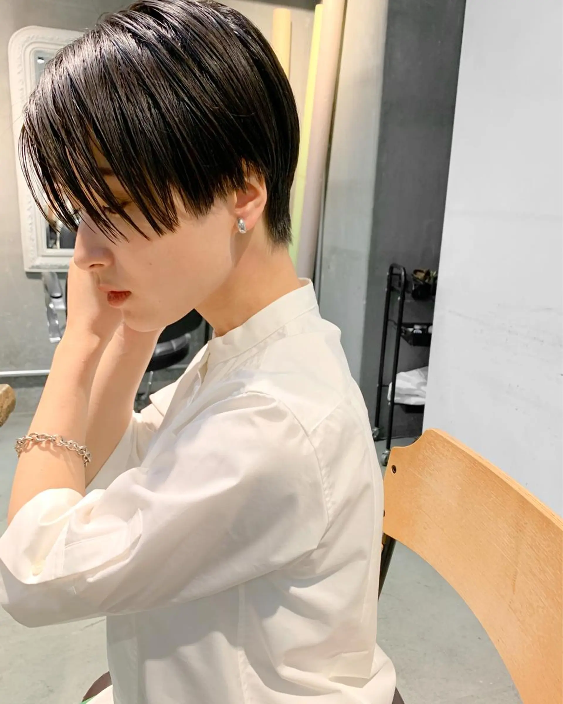 ショート ハンサムショート ショートヘア カット 縮毛矯正 トリートメント ショート・ボブ ・ウルフ✂︎IMAIのヘアスタイル