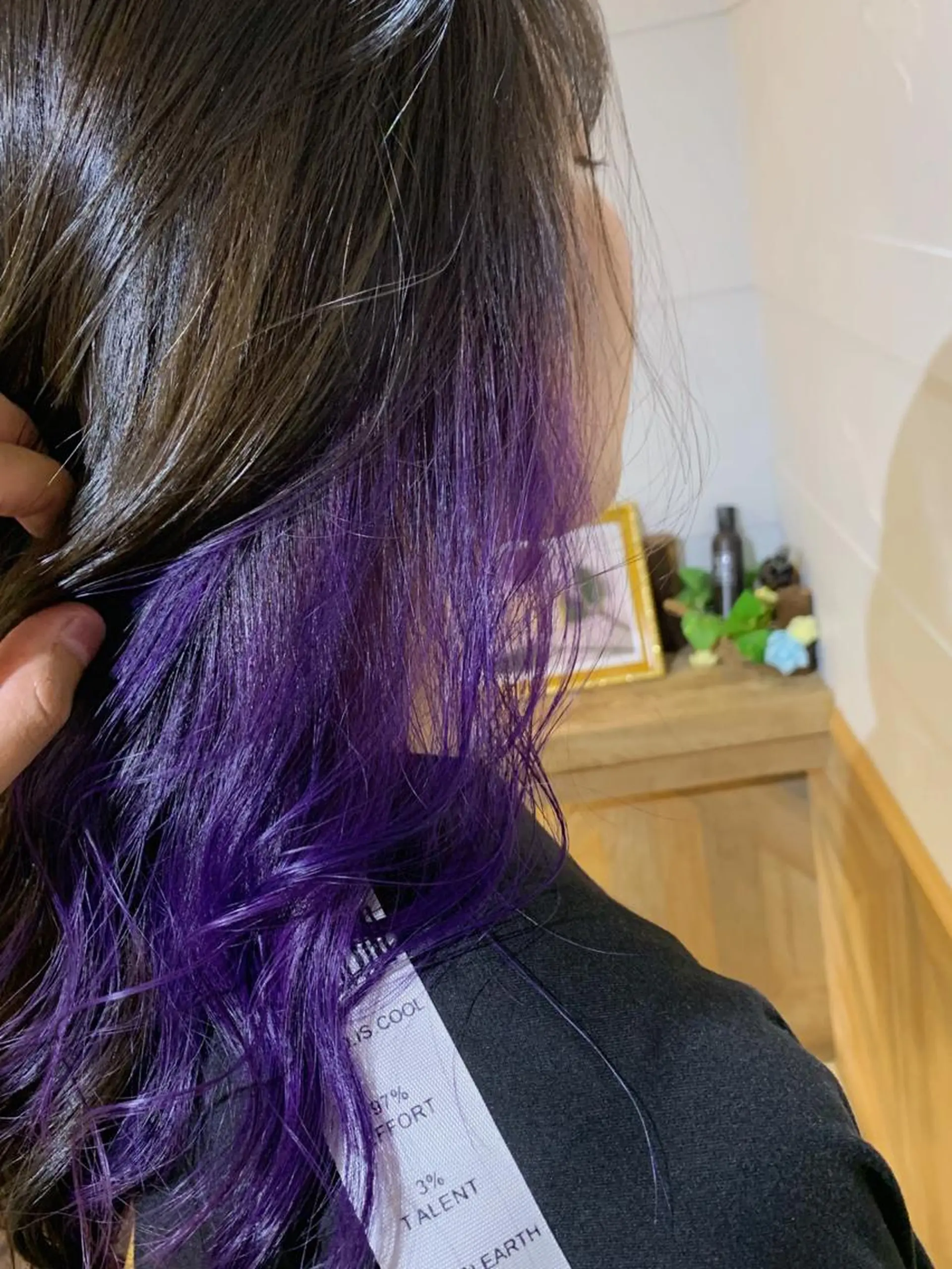ロング カラー バイオレットカラー ヘアカラー トリートメント 船津武俊 フナツタケトシのヘアスタイル