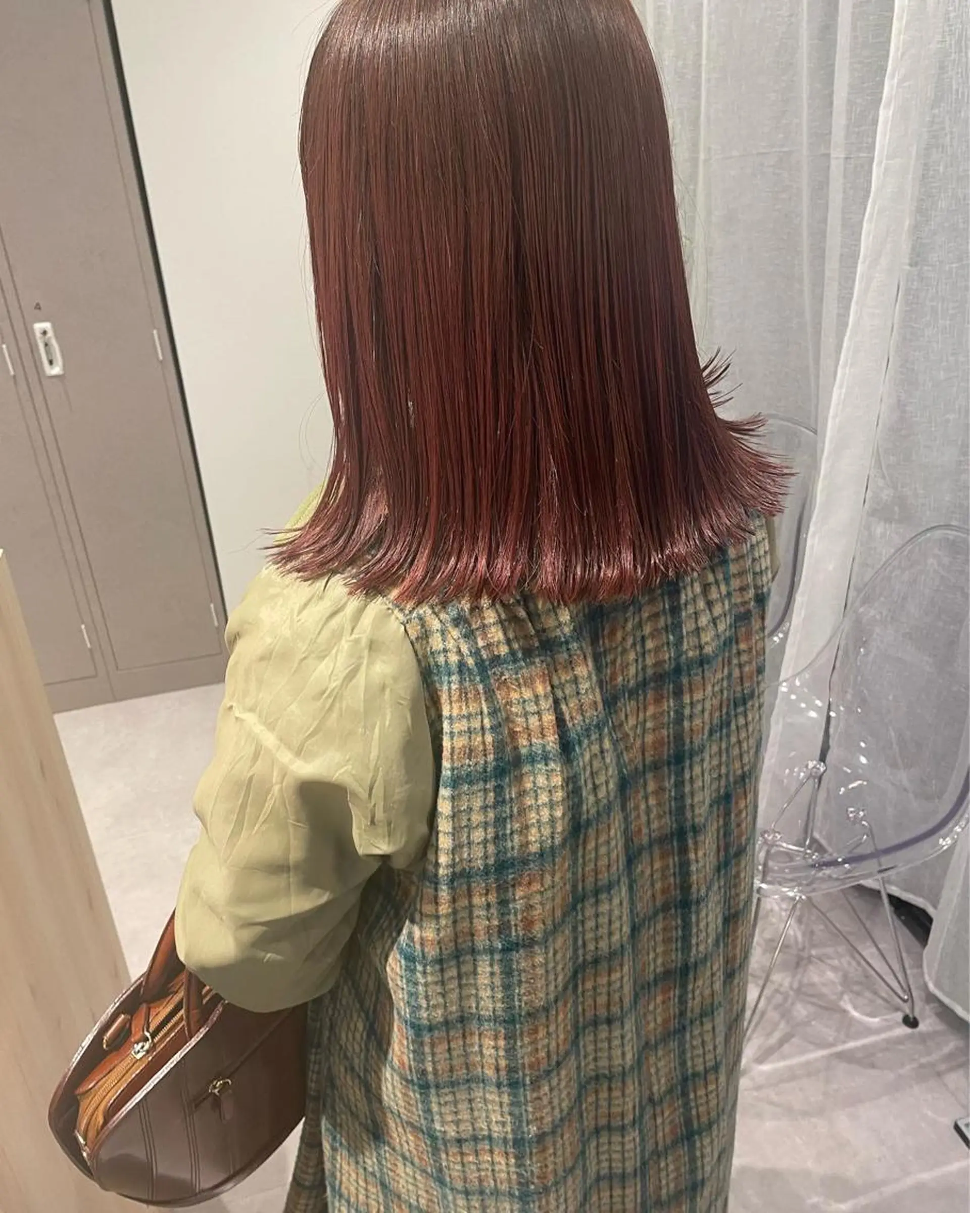 ミディアム カラー aya kaのヘアスタイル