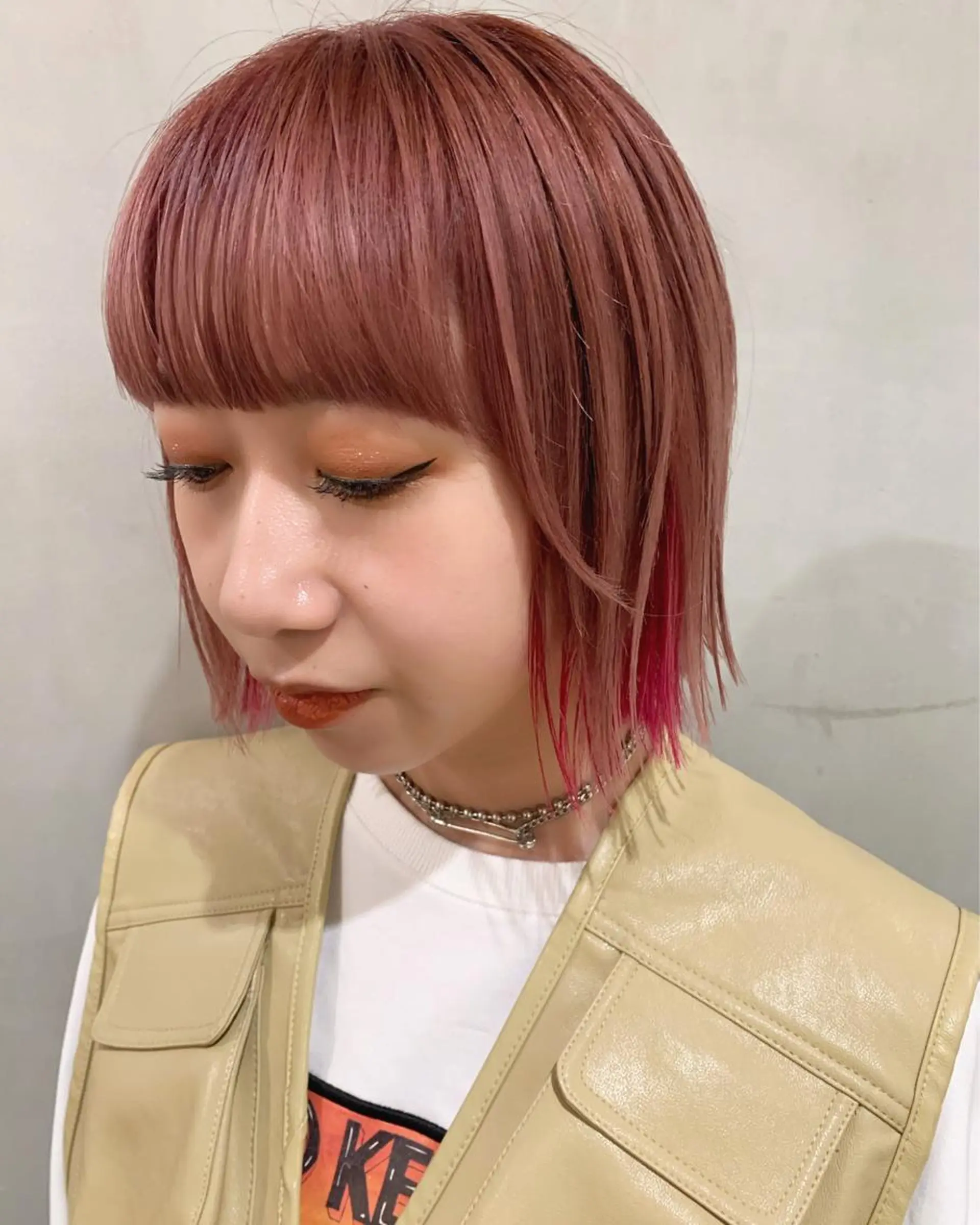 ショート カラー カット ヘアカラー トリートメント 優 作のヘアスタイル