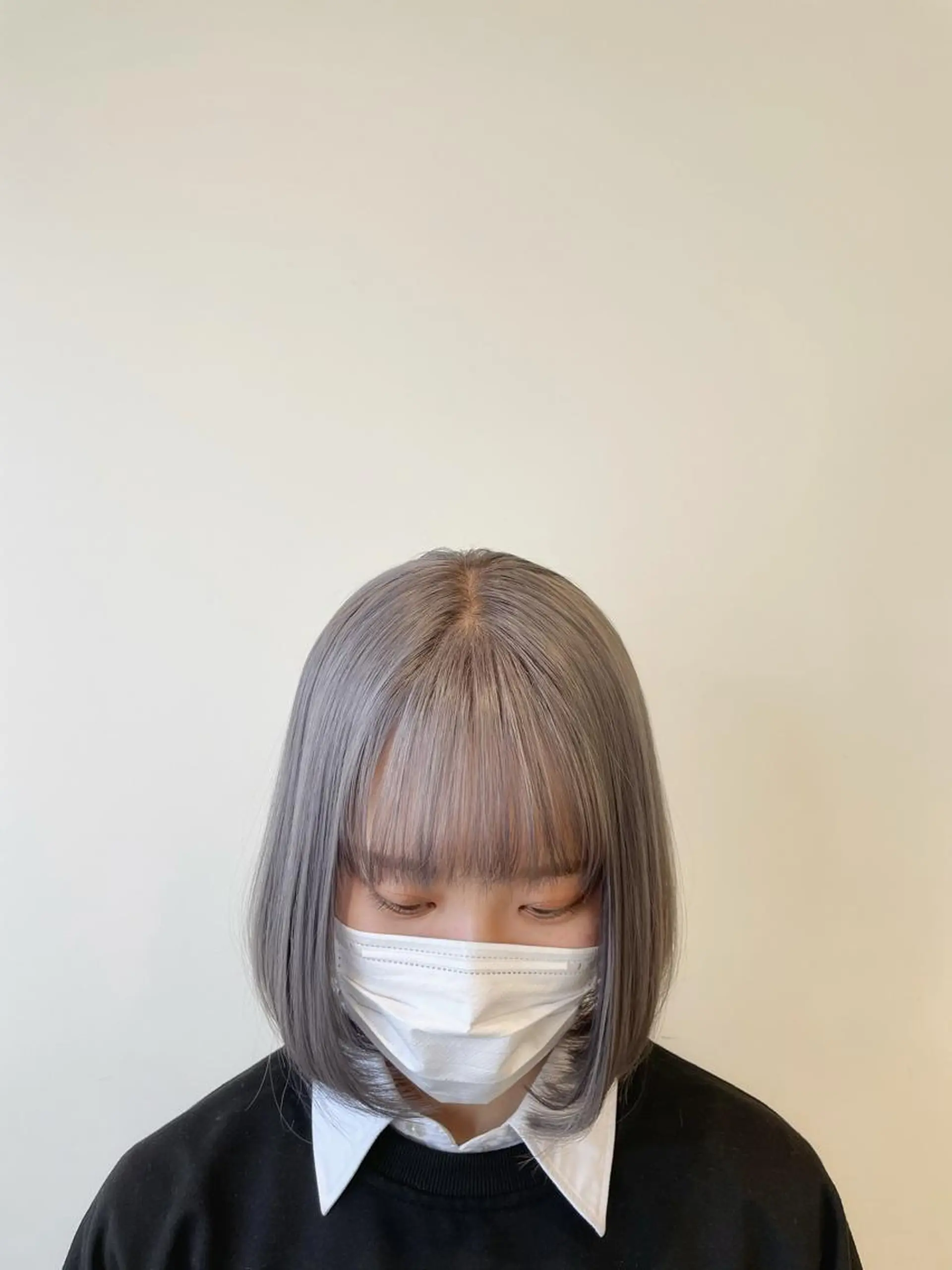 ショート カラー シルバー ボブ カット ヘアカラー トリートメント ヘアセット メンズ特化 パーマ/オザワのヘアスタイル