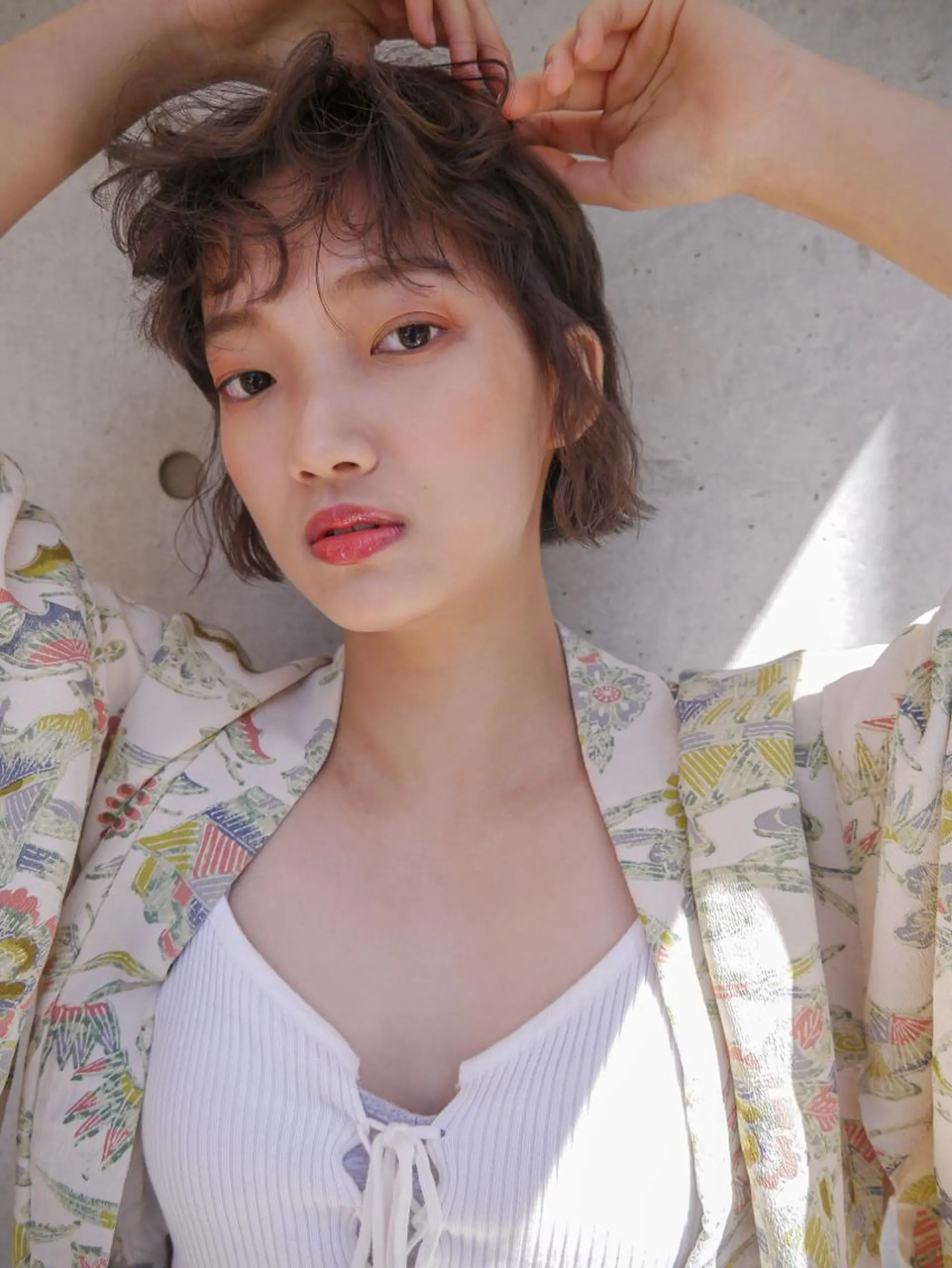 ショート カット ヘアカラー nessヤマサキ リュウタのヘアスタイル