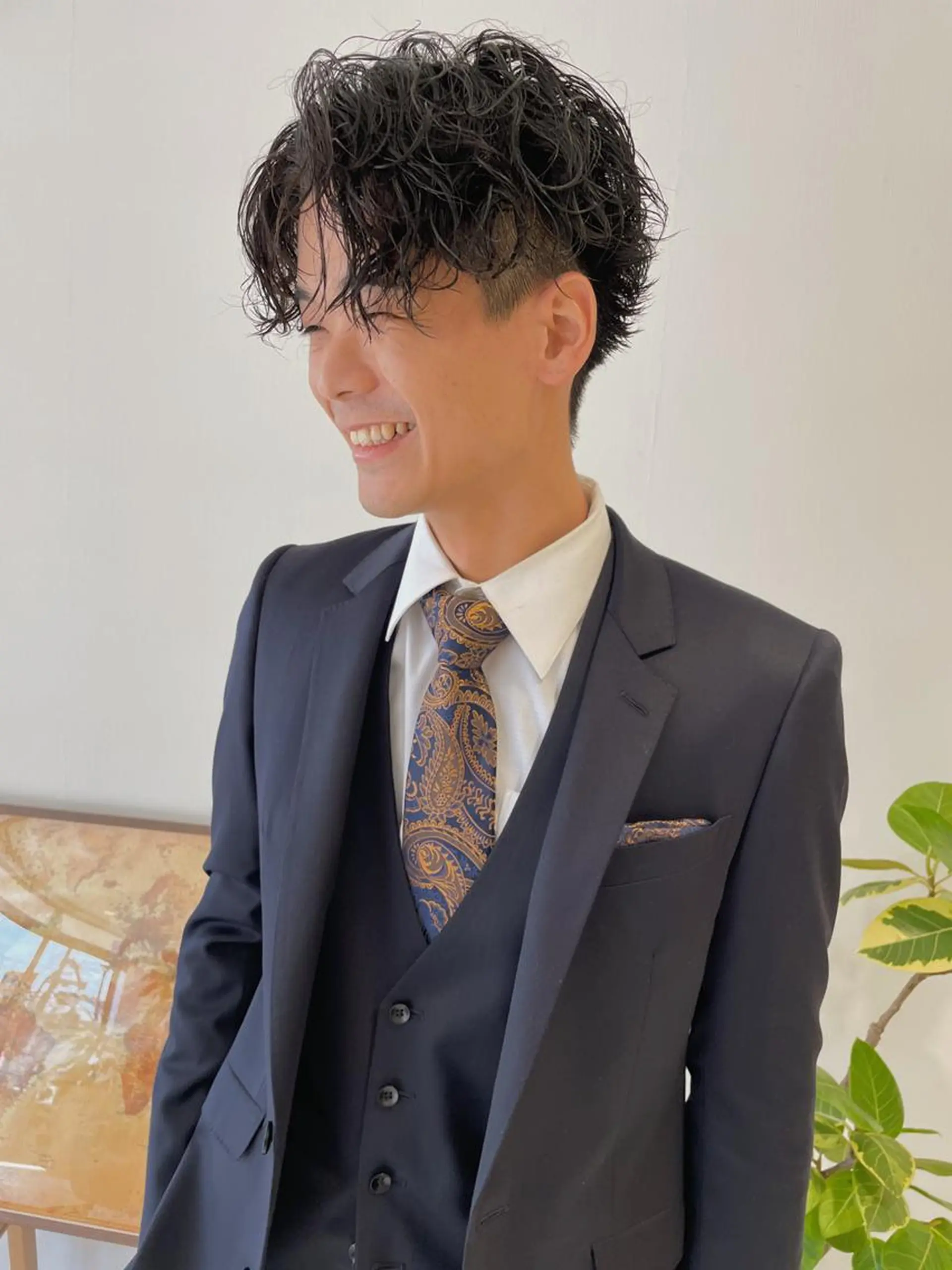パーマ メンズ Hattori Ryukiのヘアスタイル
