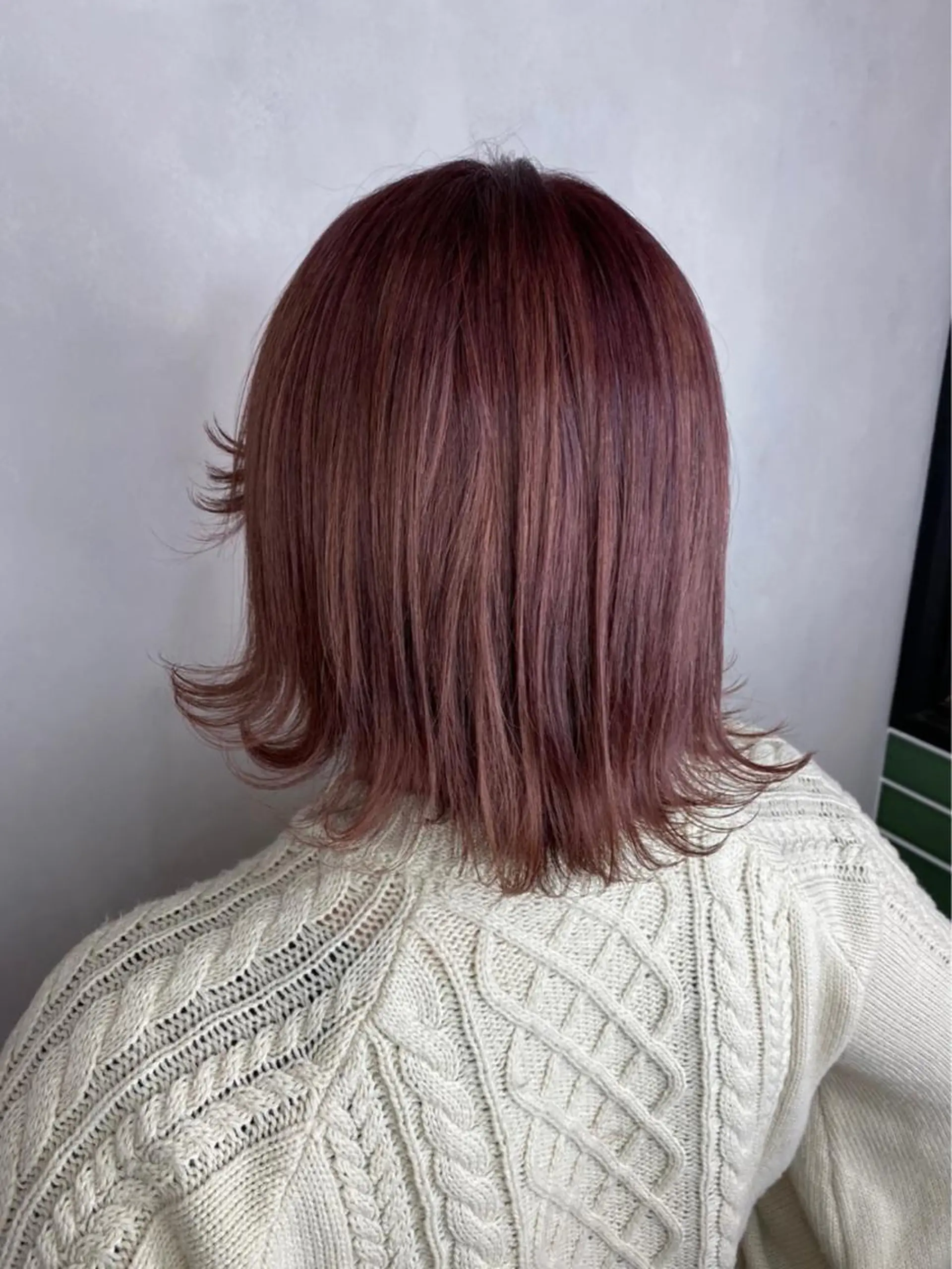 ショート カラー ピンクカラー ボブ 外ハネヘア ヘアカラー トリートメント BROCANTE✂︎ karasawa.nのヘアスタイル