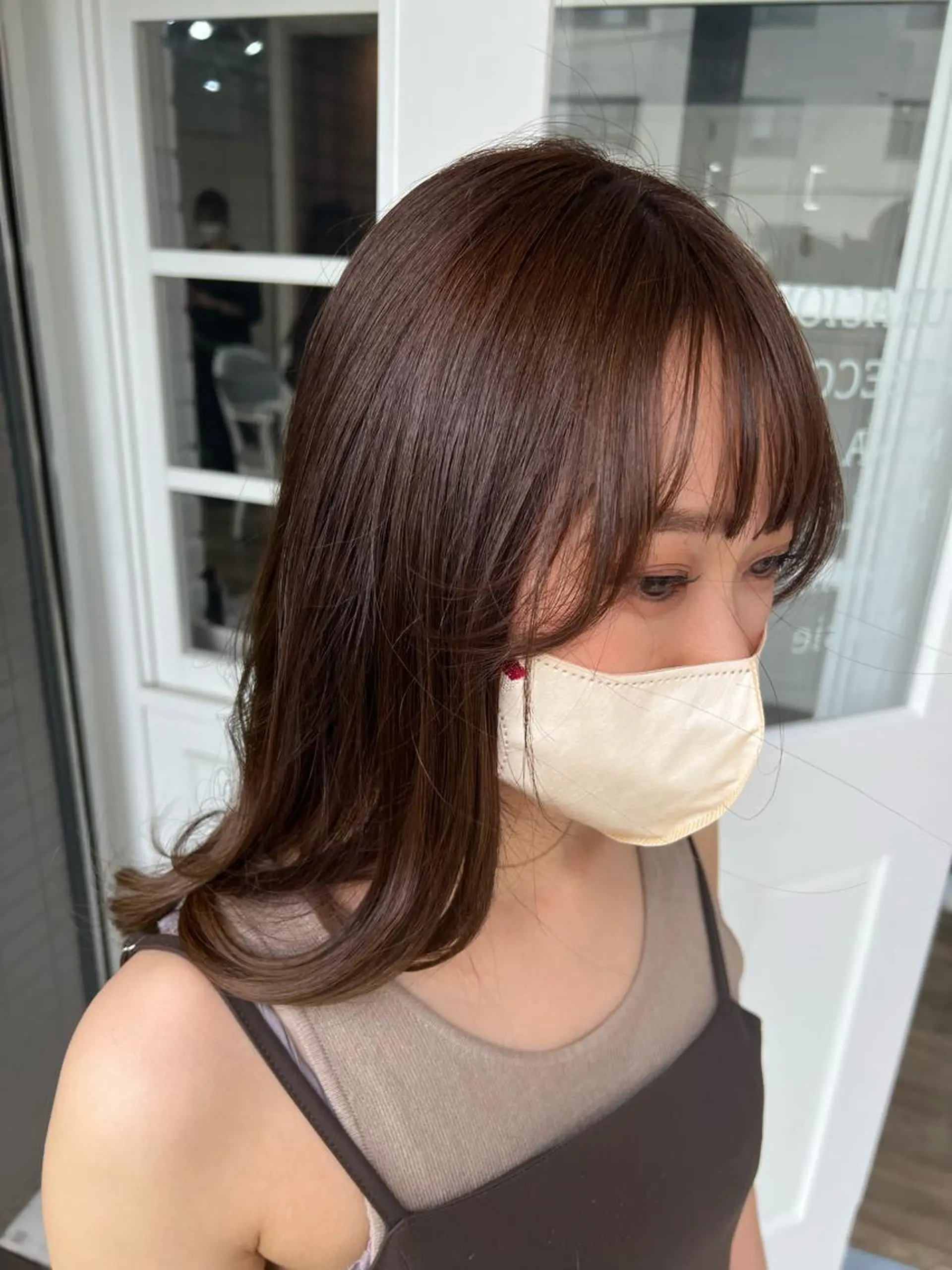 ロング カラー 顔周りカット 髙橋 秀果のヘアスタイル
