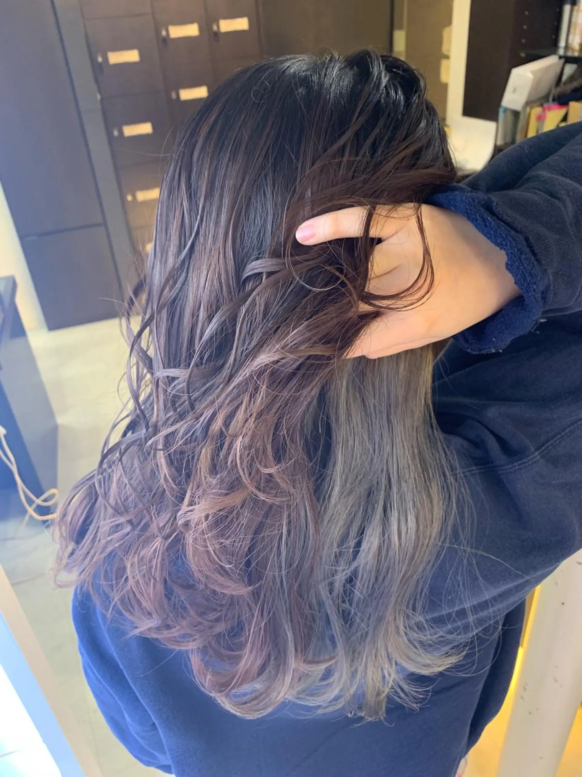 ミディアム カラー インナーカラー ヘアカラー トリートメント ✂️大門 巧✂️ LAFF難波店のヘアスタイル