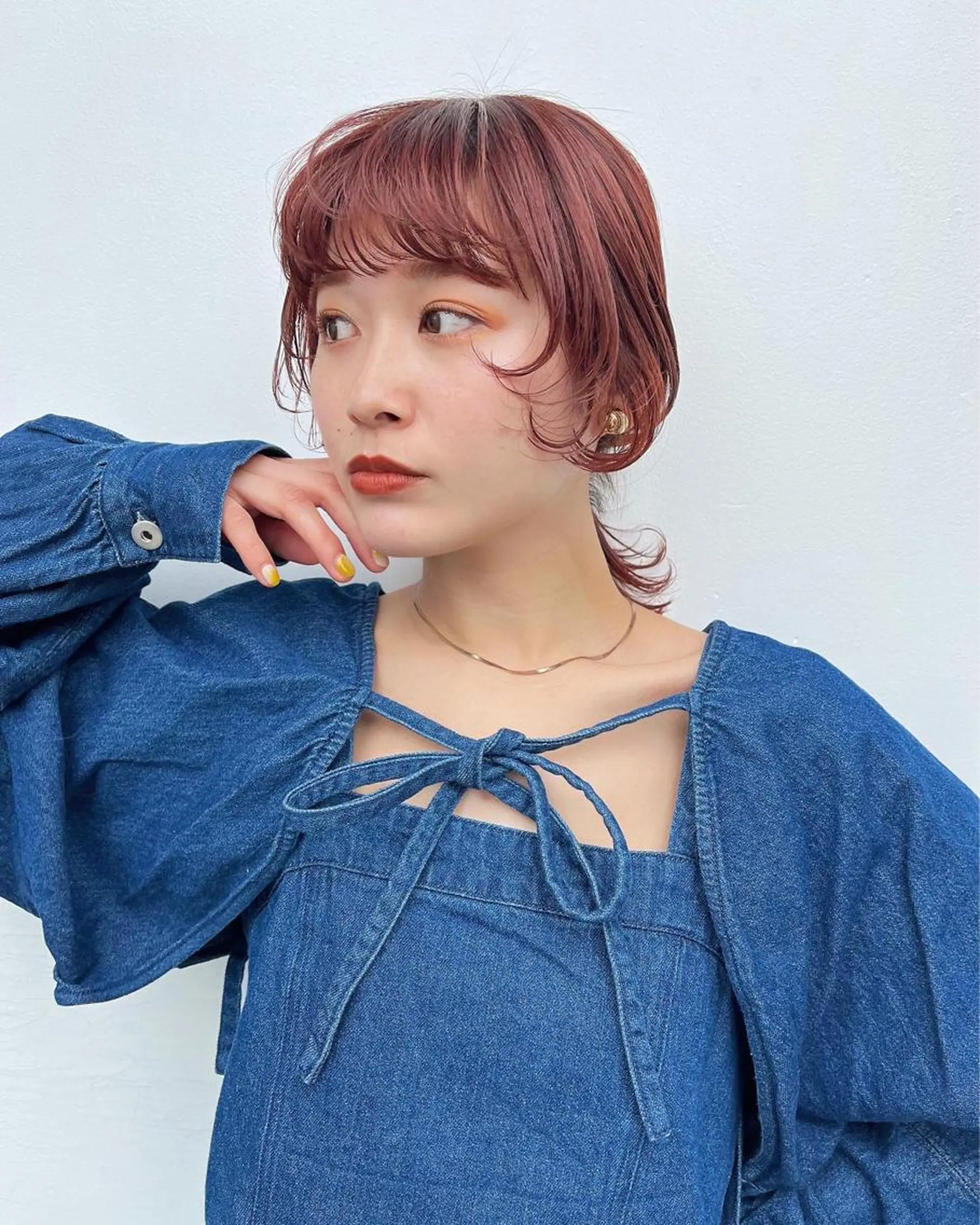 ミディアム カラー ボブレイヤー ベージュカラー ブリーチ ブラウンカラー 透明感カラー ヘアカラー トリートメント 🌱ボブ/レイヤー/ ベージュ/あやみ✨のヘアスタイル