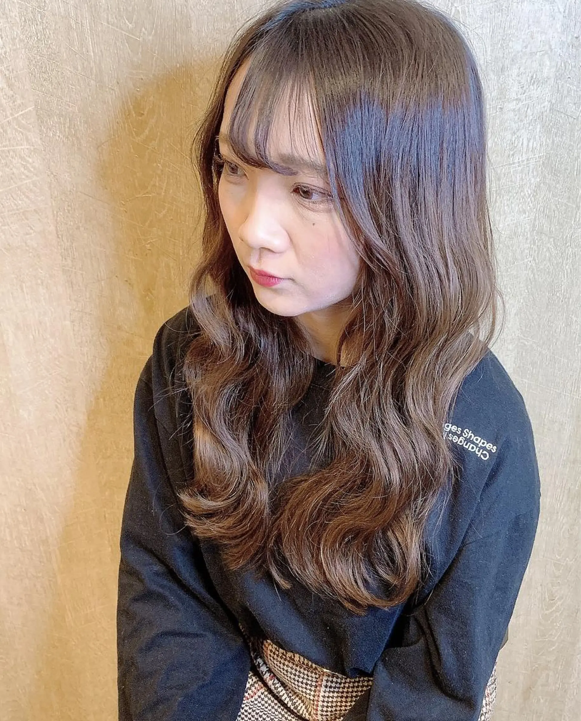 ロング カラー プルエクステ エクステ R by NINA かずなのヘアスタイル
