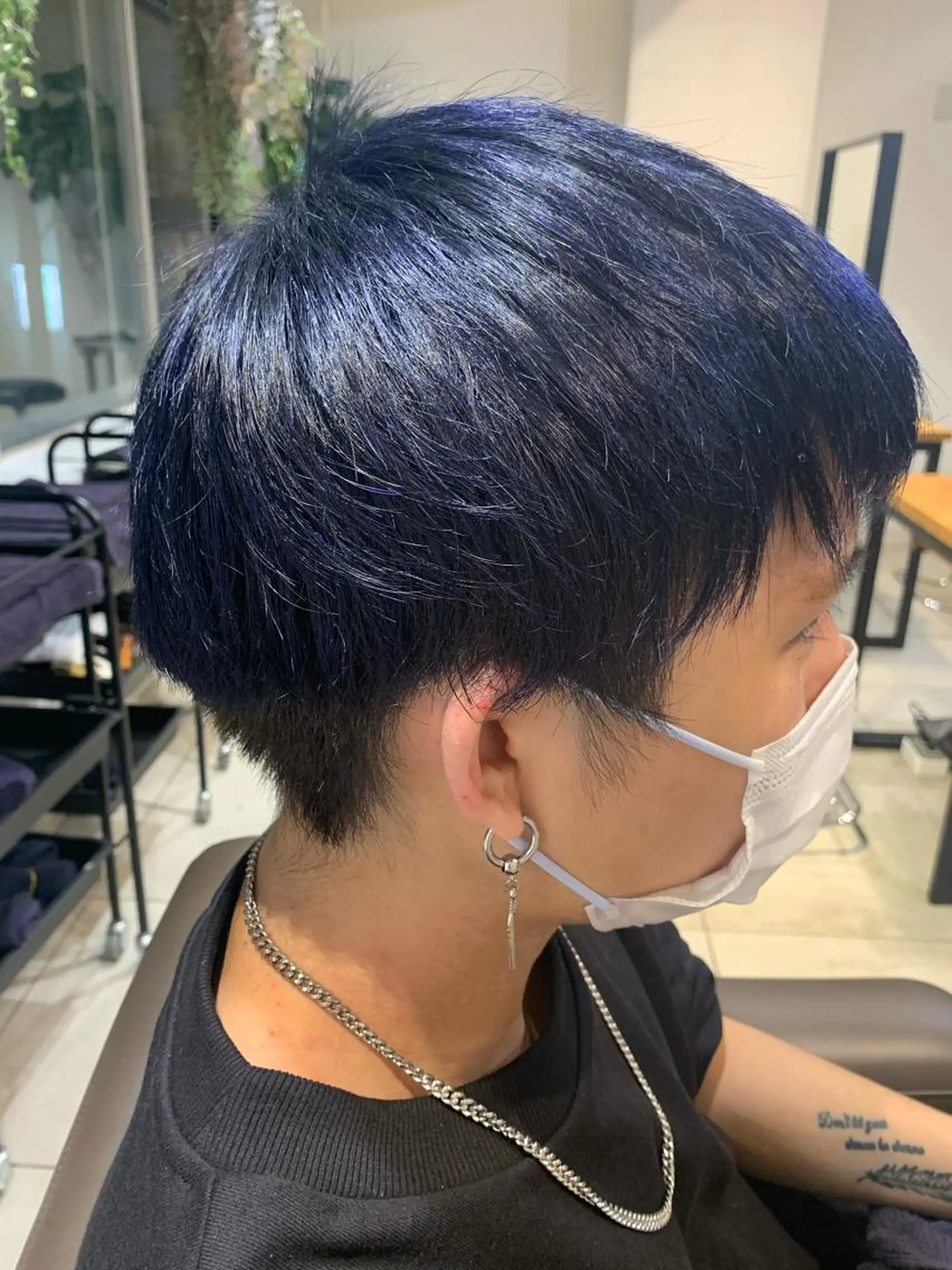 カラー メンズ 乾かすだけでサラ艶に /髪質改善西村涼太のヘアスタイル