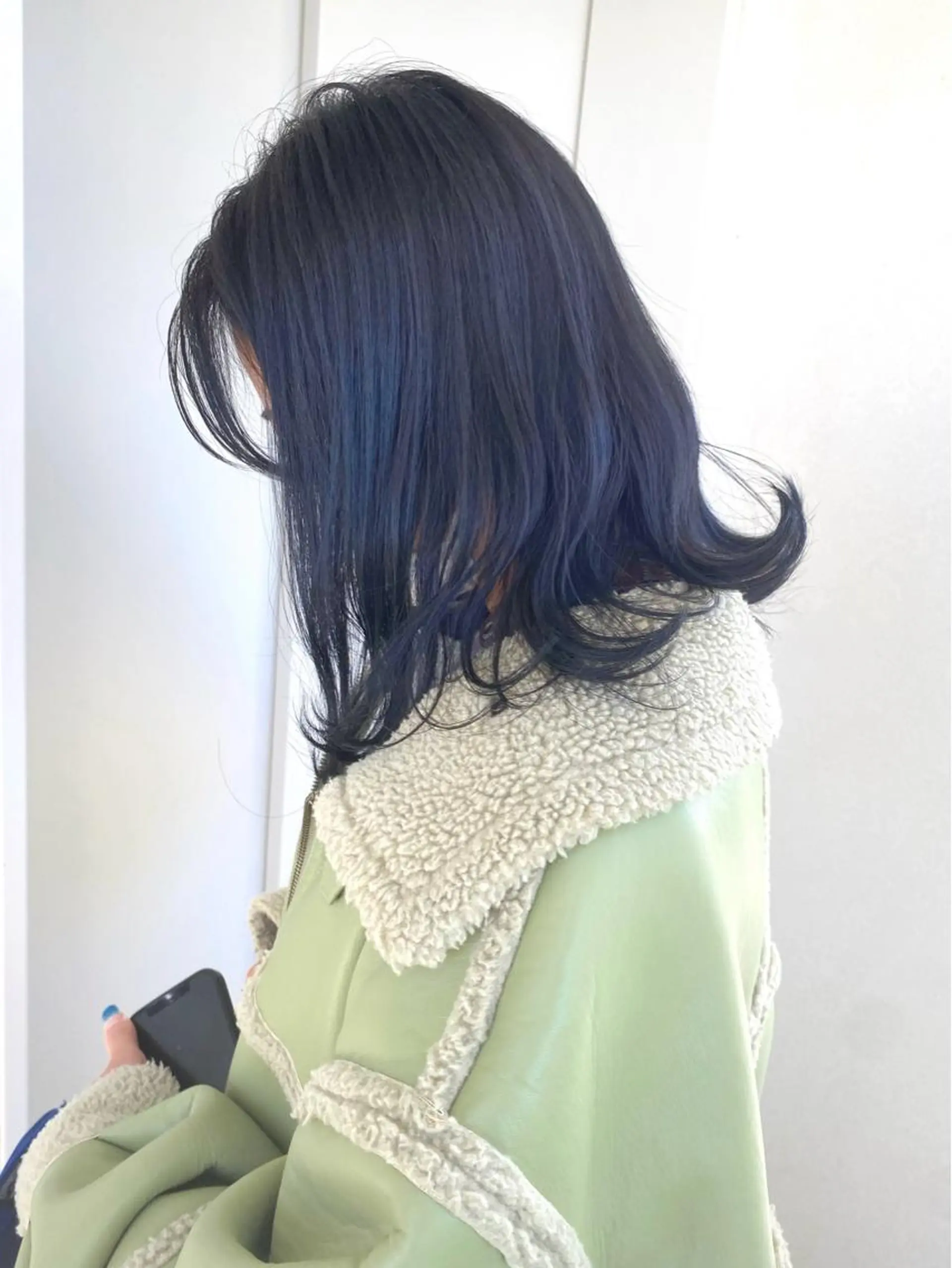セミロング カラー ヘアアレンジ ブリーチ ブルーカラー ケアブリーチ ダブルカラー ハイライトカラー ヘアカラー トリートメント ヘアセット 🌷FUKA🌷 まろやかハイトーンのヘアスタイル