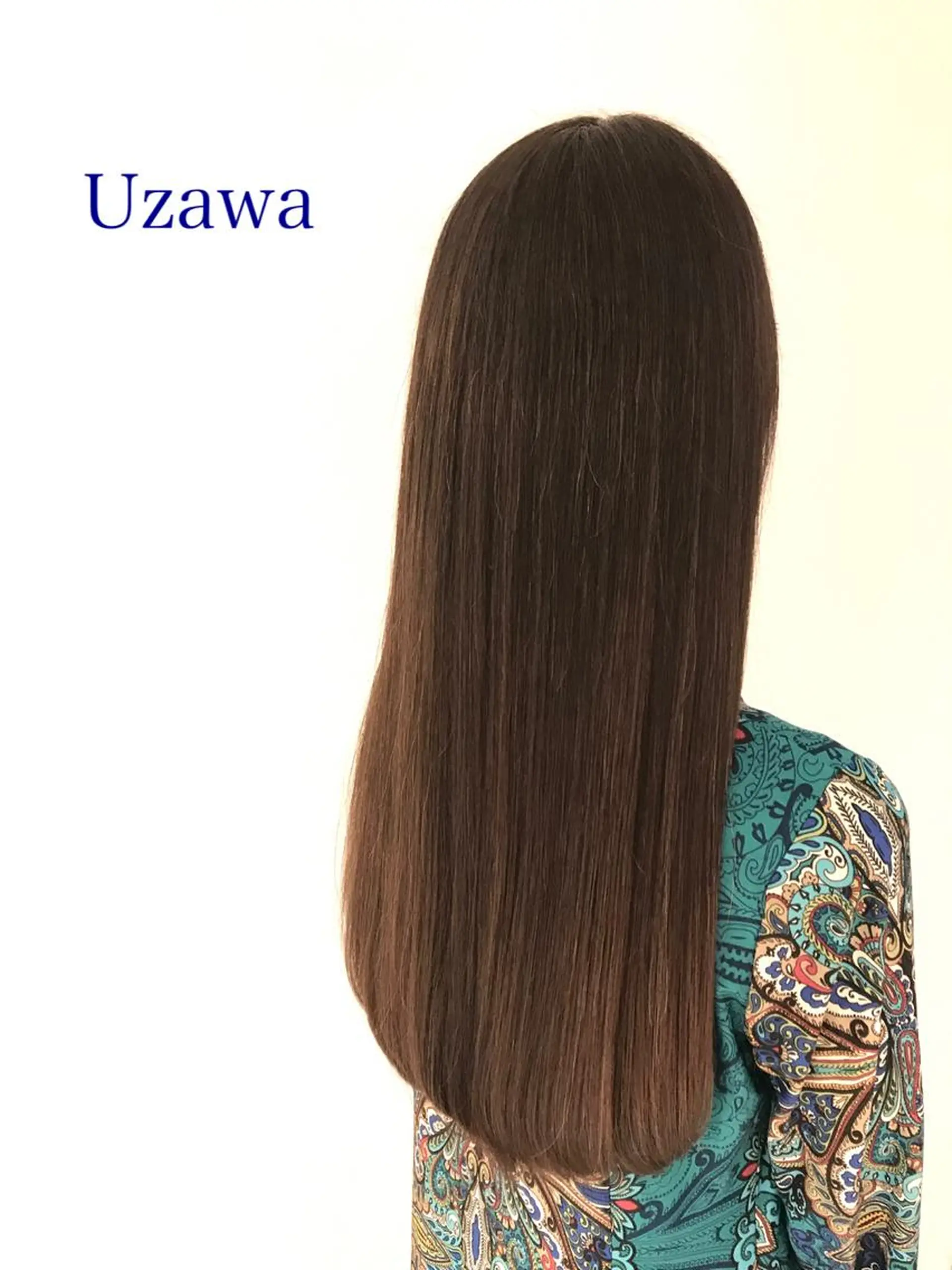 ロング カラー パーマ ヘアアレンジ アクアカラー 髪質改善 トリートメント 🌈ハイトーン髪質改 善🌈polon🌟のヘアスタイル