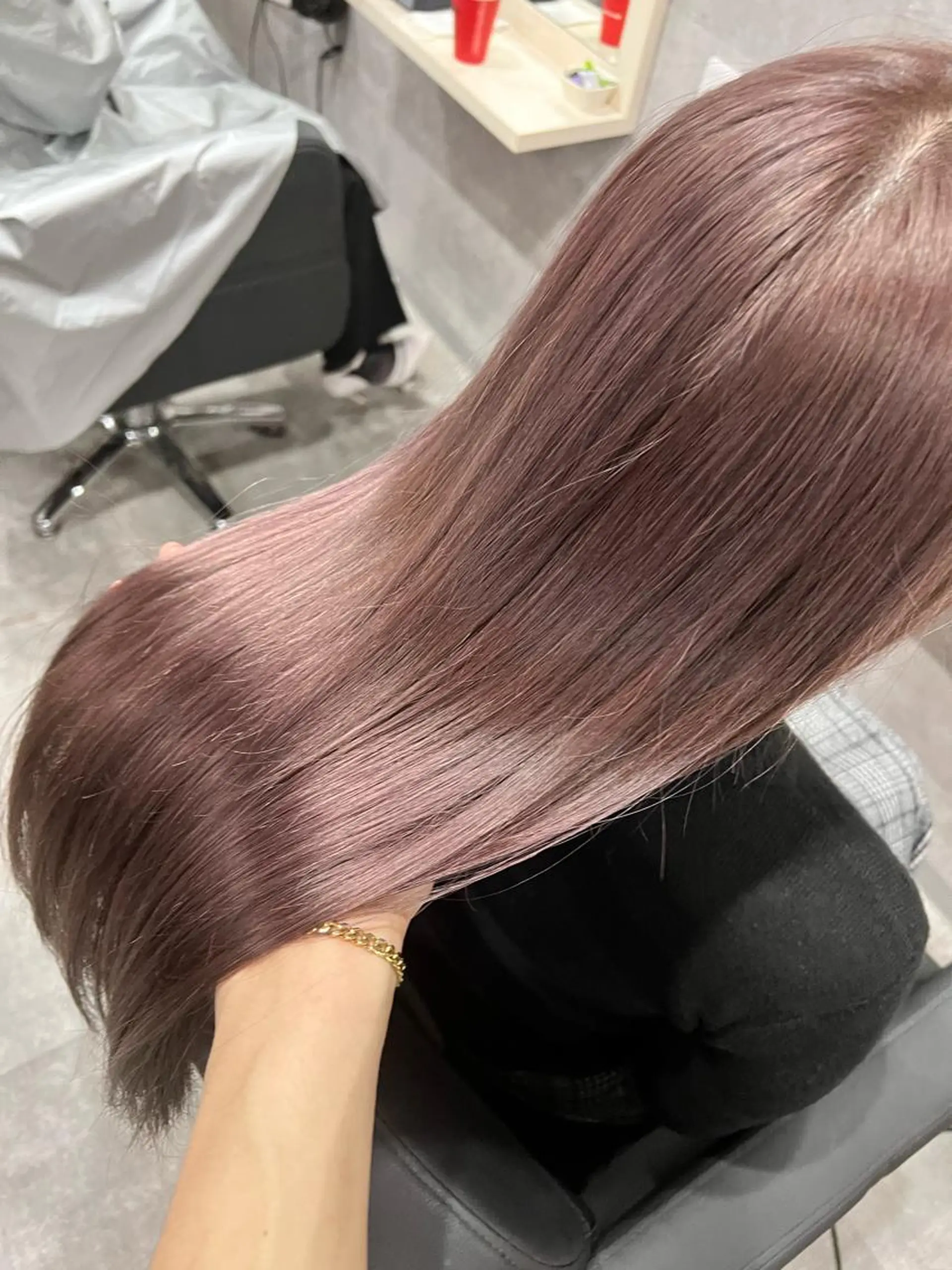 ロング 髪質改善 トリートメント ヘアカラー トリートメント 🌿海山龍馬🌿韓国 ヘア/レイヤーカットのヘアスタイル