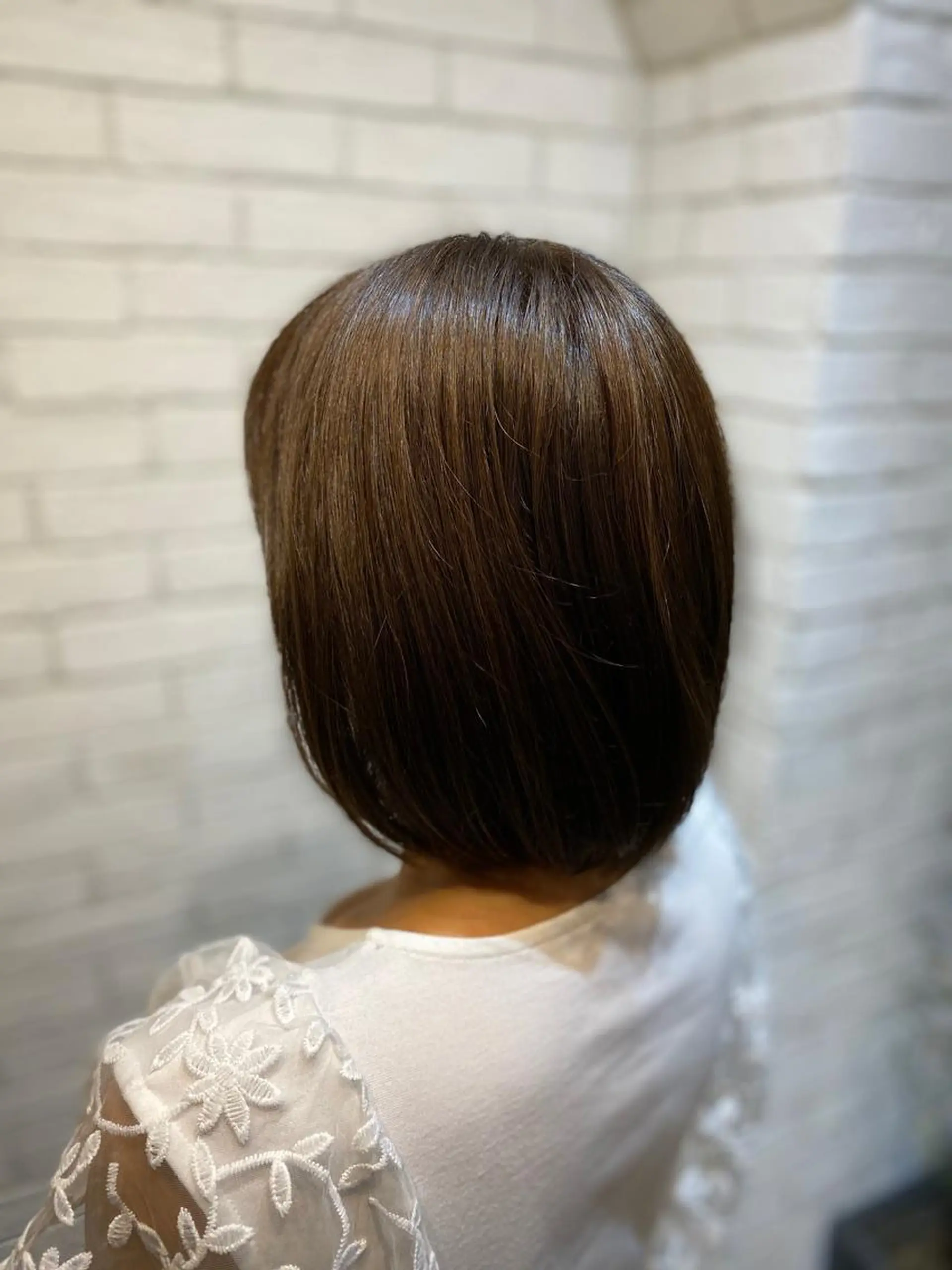 ミディアム カラー ヨシダ フミノリのヘアスタイル