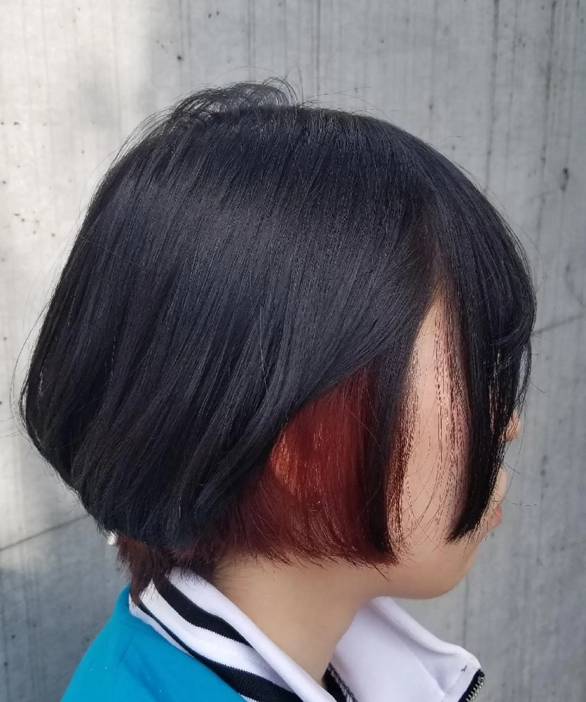 ミディアム カラー インナーカラー 🔴赤み消し/ 艶カラー落合　優🔴のヘアスタイル