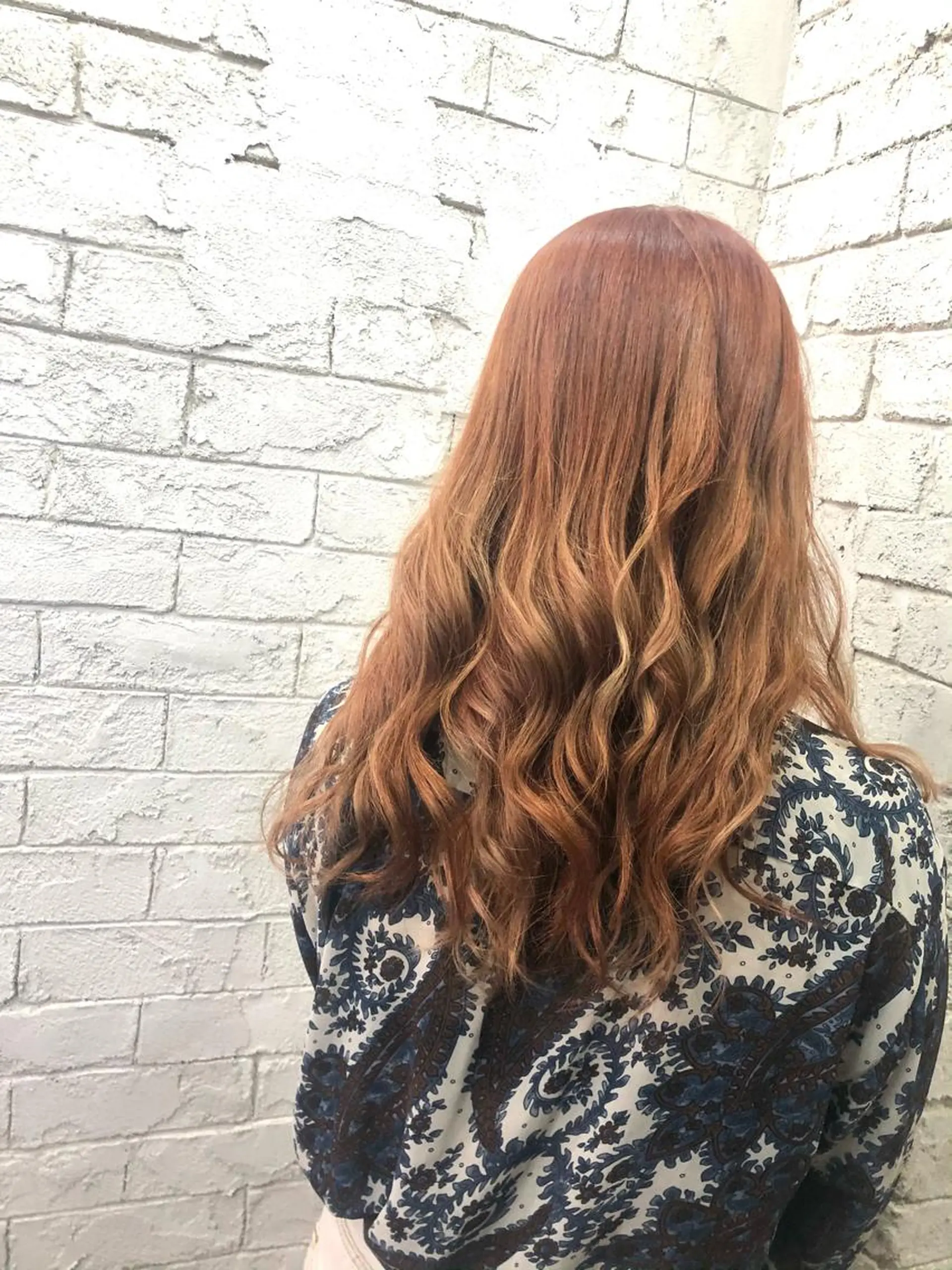 ロング 髪質改善縮毛矯正× 艶髪カラー板垣智大のヘアスタイル