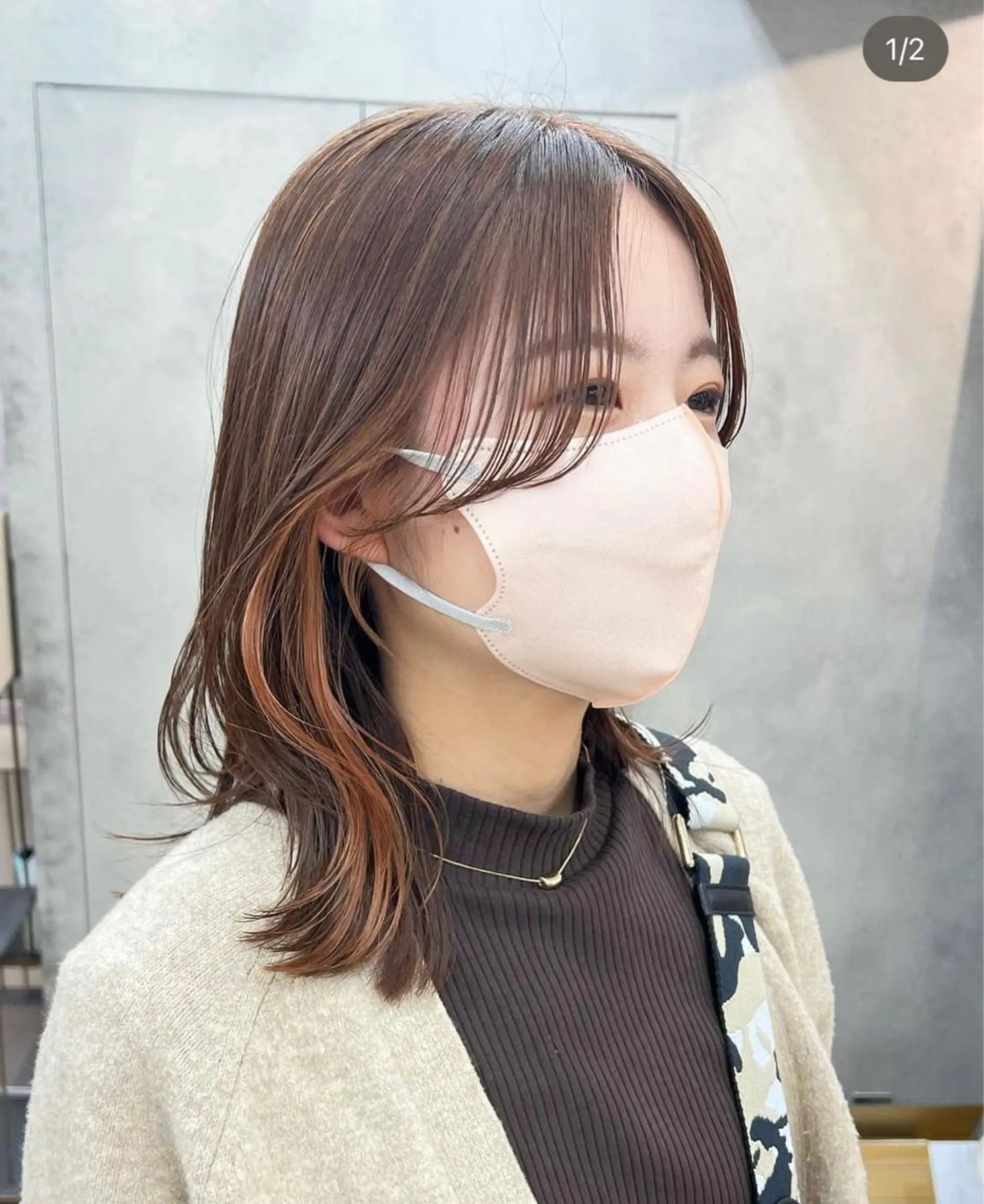 ミディアム ノンダメージサロン まつうらるなのヘアスタイル